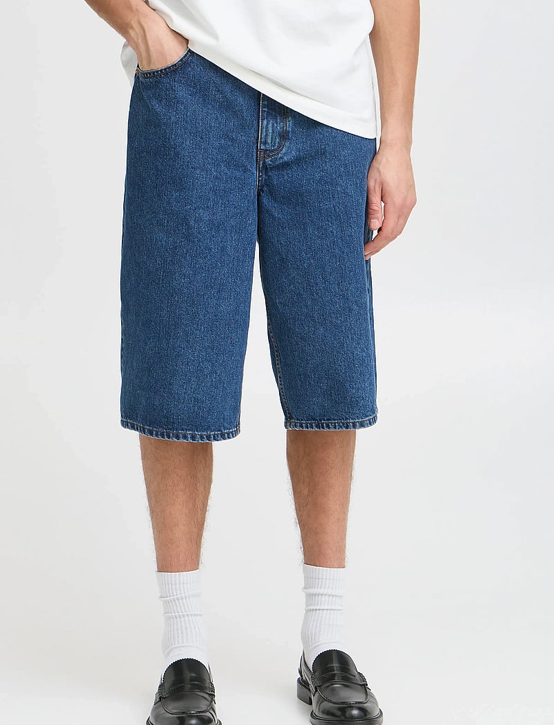 Solid - SDTOMMY SHO - jorts - middle blue denim - 3