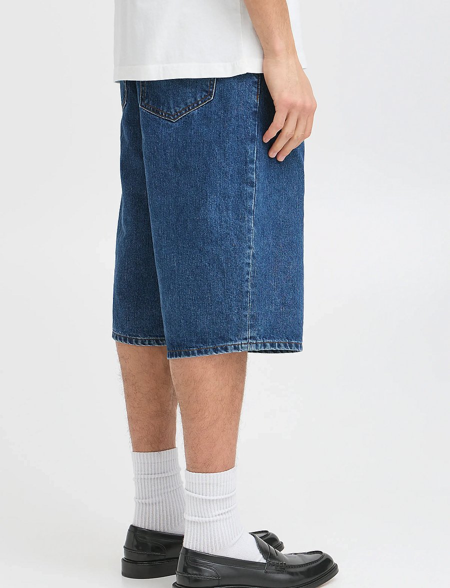 Solid - SDTOMMY SHO - short en jean - middle blue denim - 4