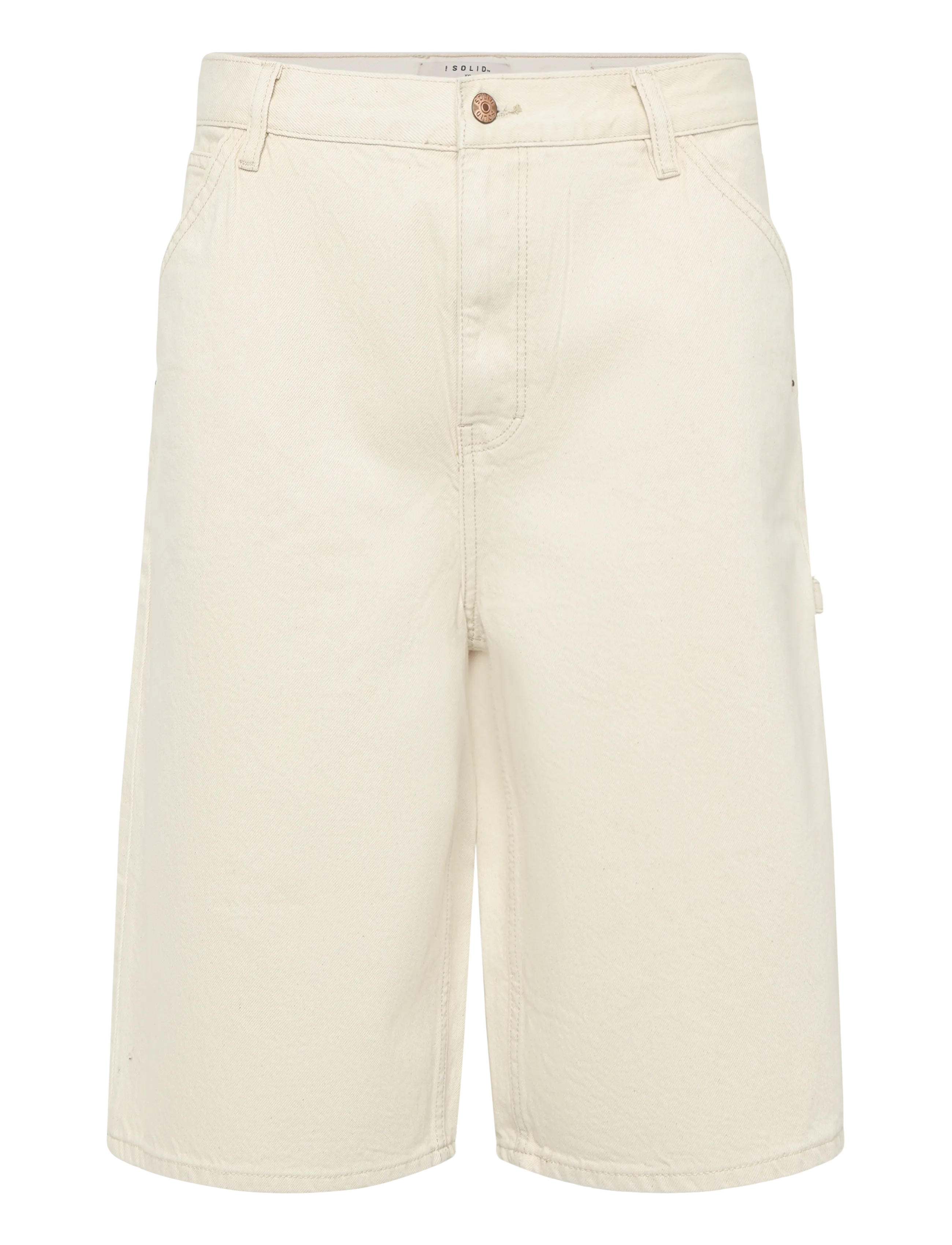 Solid Sdtommy Carpenter Sho, XXL, Cream, Shorts > Denim Shorts, Herre