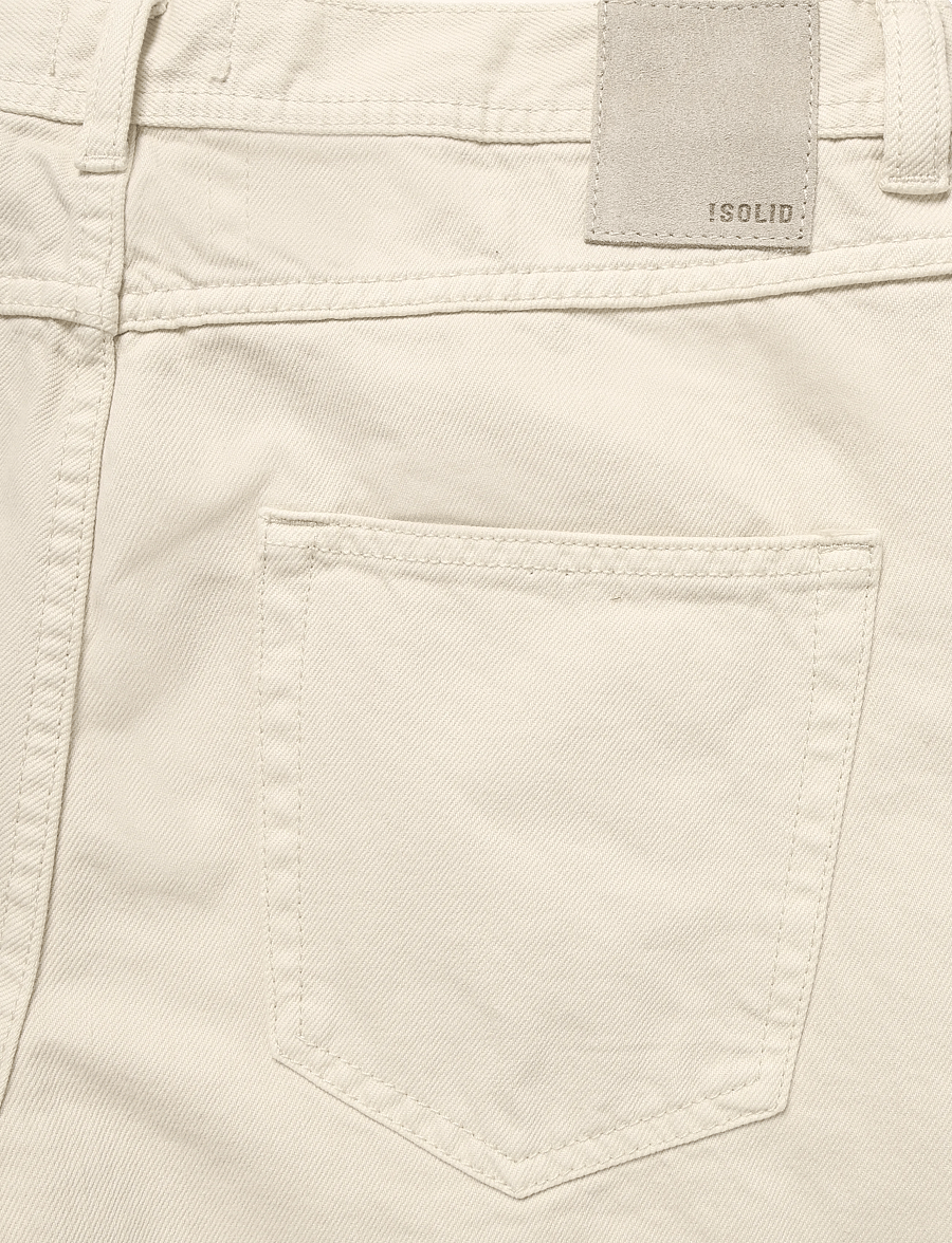 Solid - SDRYAN COLOUR SHO - lühikesed vabaajapüksid - oatmeal - 2