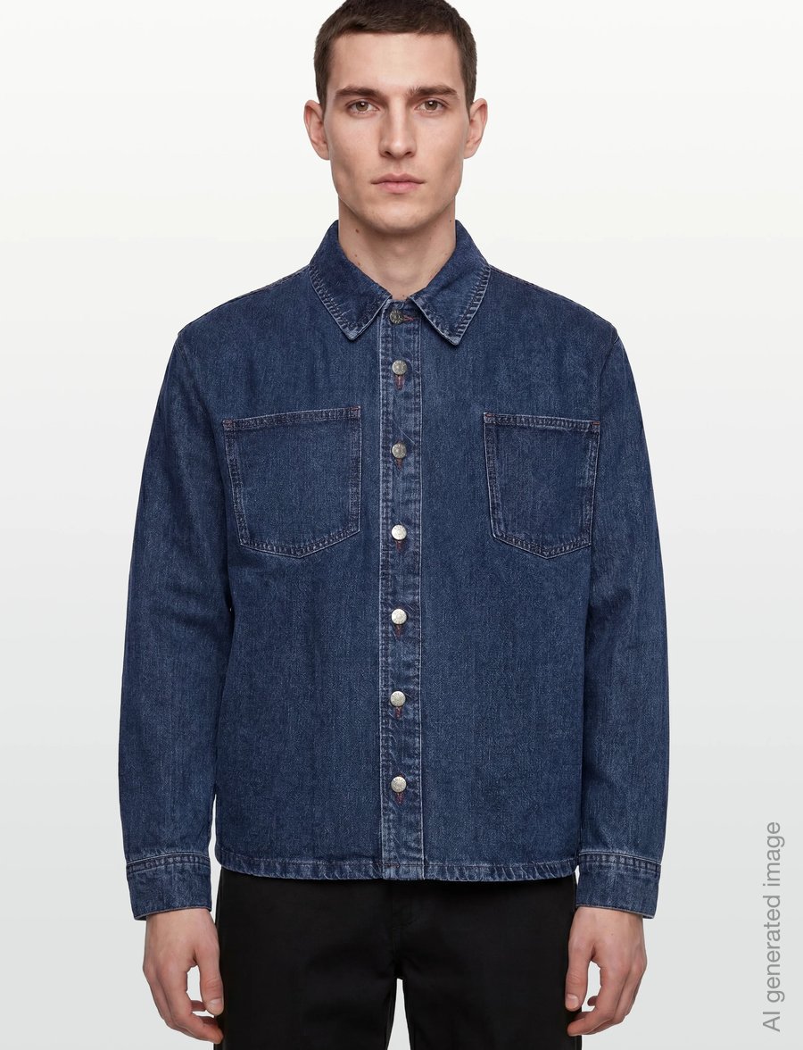 Solid - SDWILLIAM - denim shirts - middle blue denim - 3