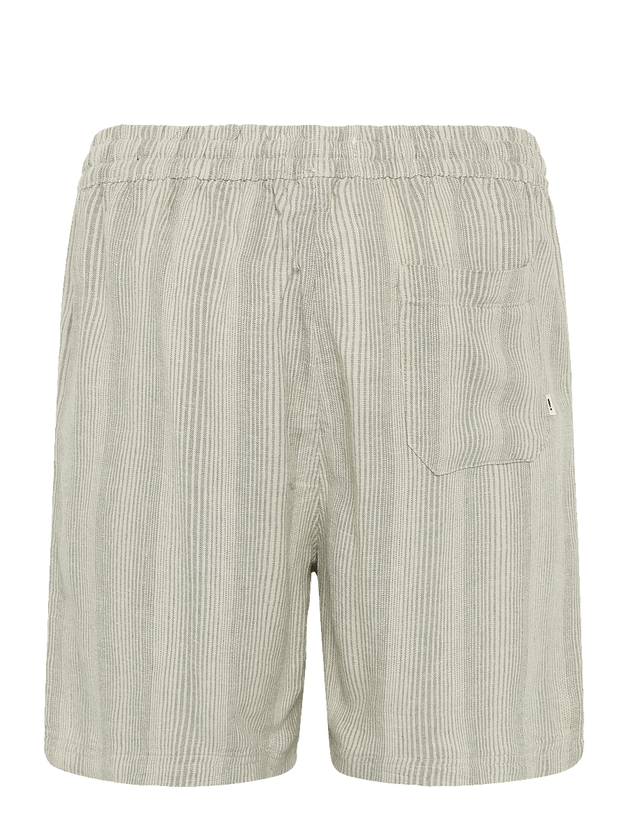 Solid - SDLIAM STRIPE ELAS. SHO - leinen-shorts - vetiver - 1