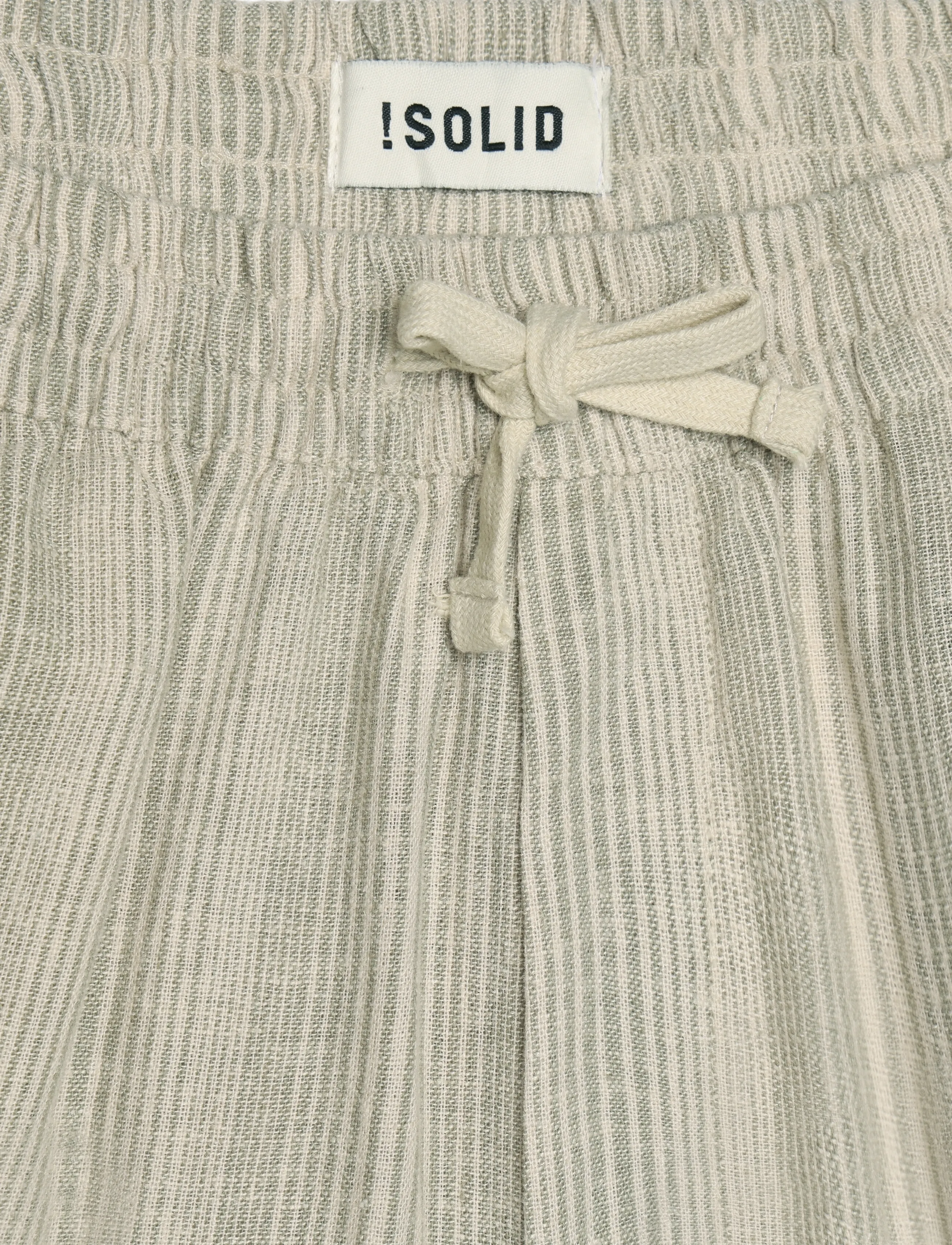 Solid - SDLIAM STRIPE ELAS. SHO - hørshorts - vetiver - 2