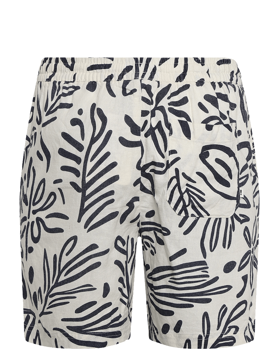 Solid - SDLIAM AOP ELAS. SHO - leinen-shorts - off white - 1