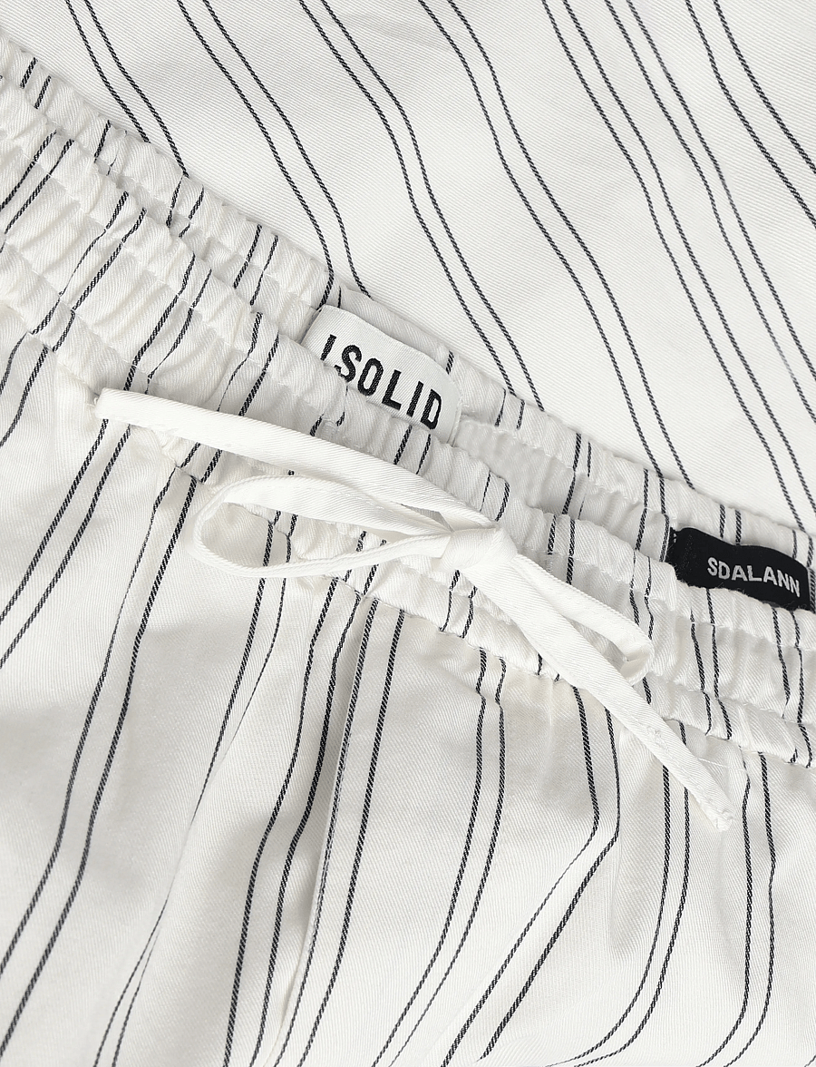Solid - SDALANN STRIPE ELAS.SHO - off white - 2