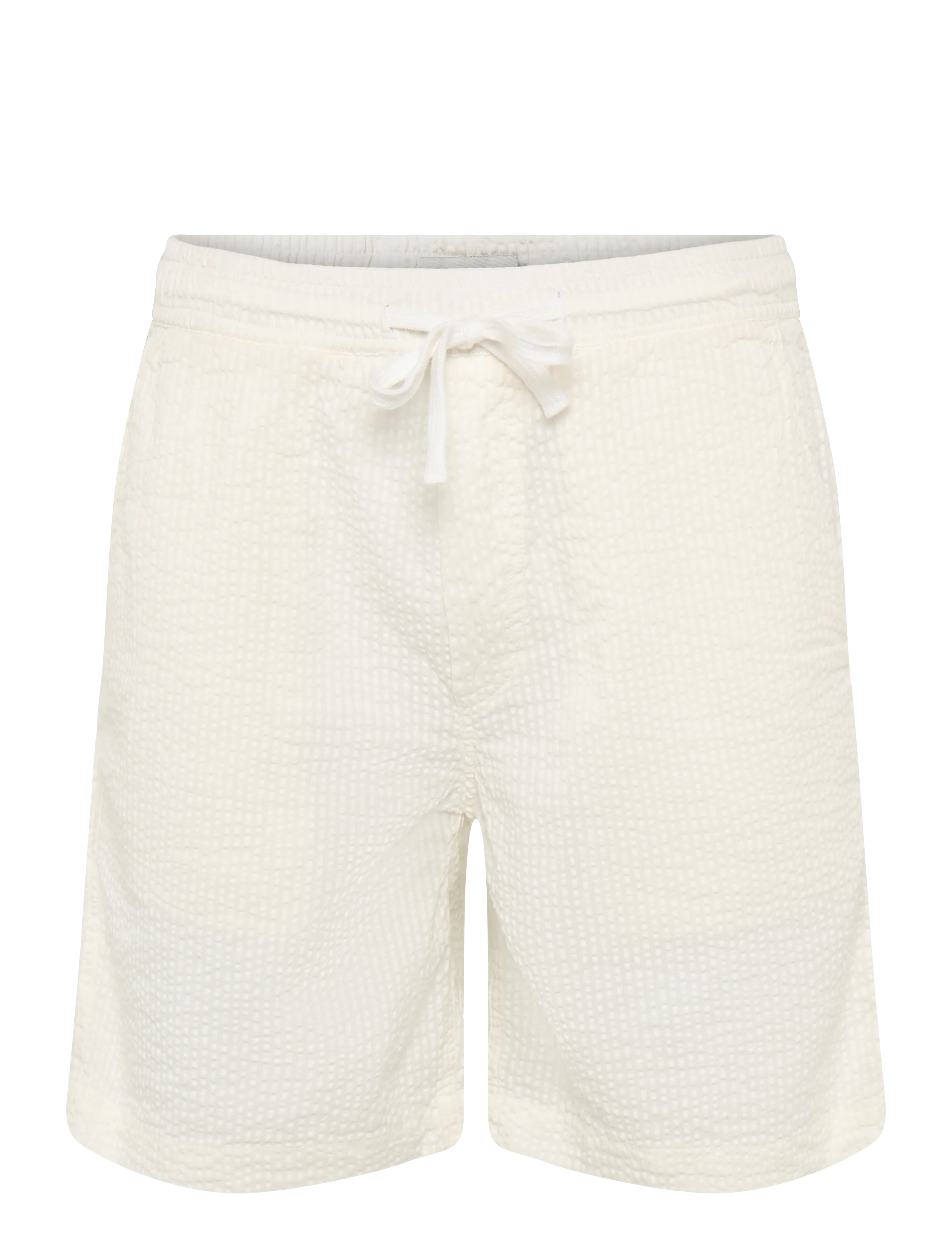 Solid Sdliam Seersucker Sho, XL, Cream, Shorts > Afslappede Shorts, Herre