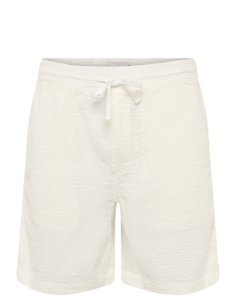 Solid - SDLIAM SEERSUCKER SHO - casual shorts - off white - 0
