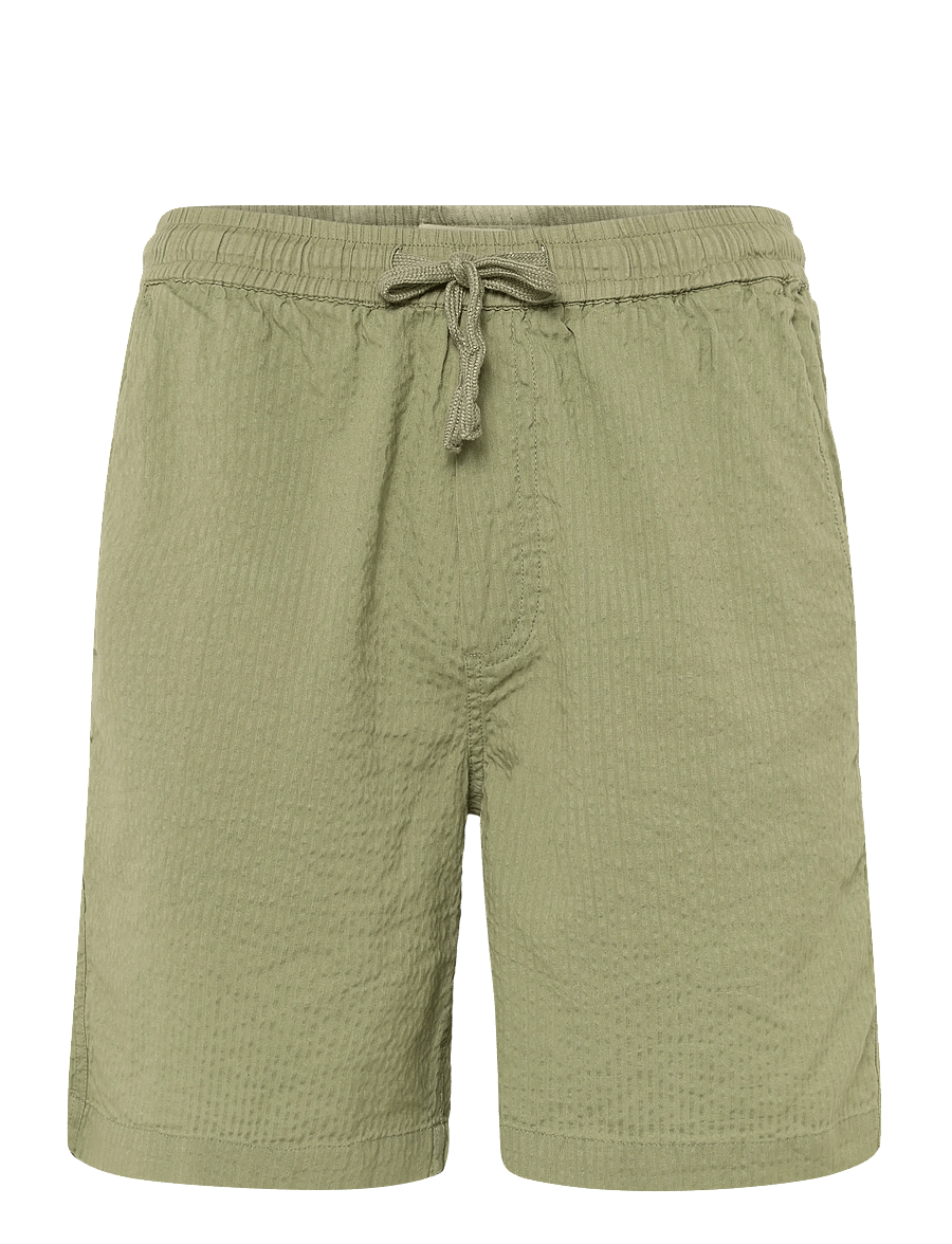 Solid - SDLIAM SEERSUCKER SHO - casual shorts - vetiver - 0