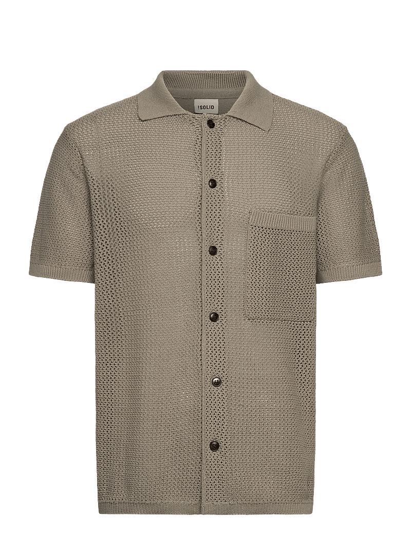 Solid - SDPETRI SS - kurzarmhemden - vetiver - 1