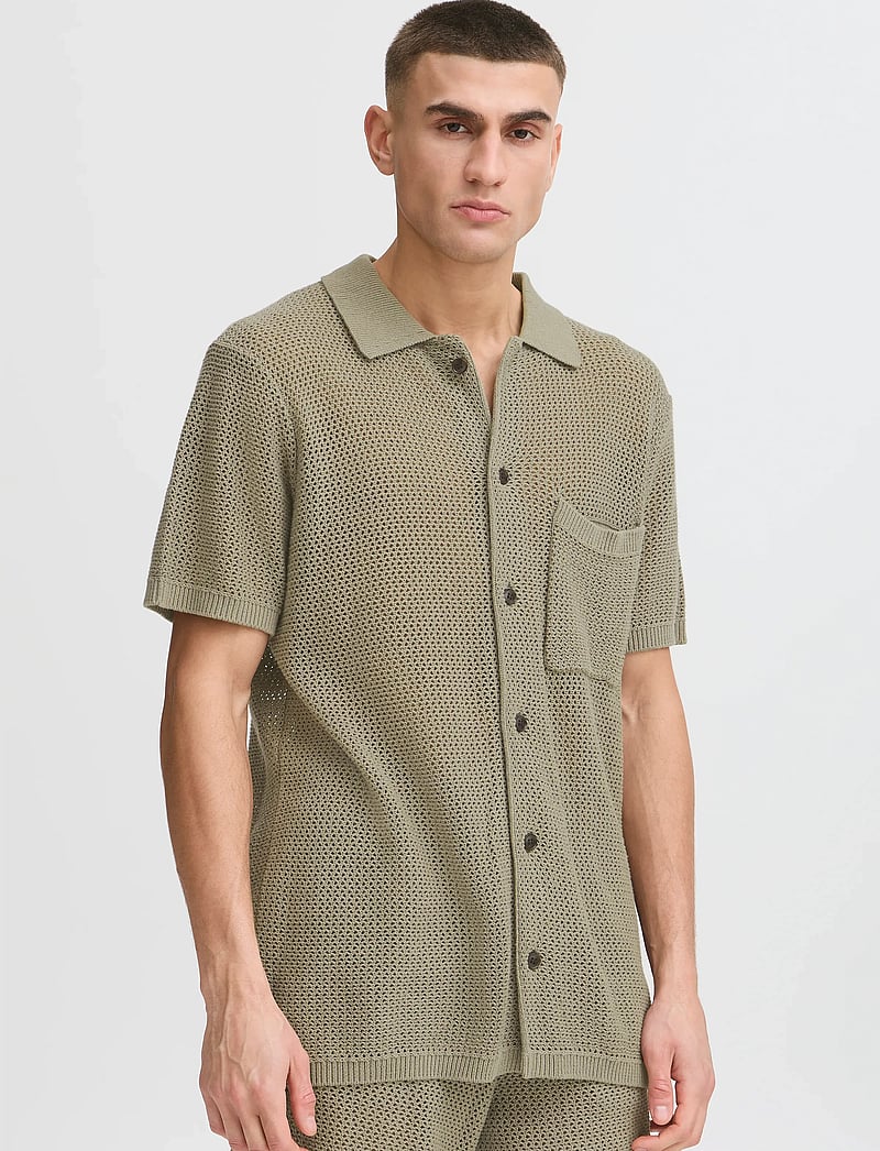 Solid - SDPETRI SS - kurzarmhemden - vetiver - 3