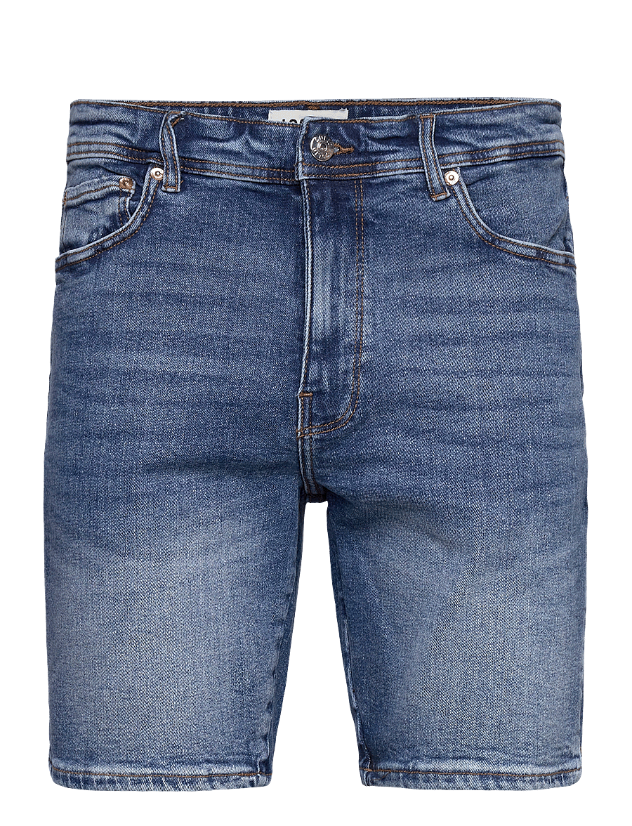 Solid - SDRYAN SHO - jeansshorts - light vintage blue denim - 0