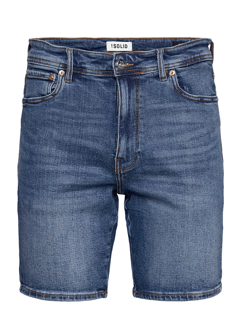 Solid - SDRYAN SHO - jorts - middle blue denim - 0