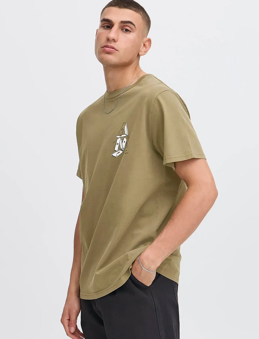 Solid - SDRAE - lühikeste varrukatega t-särgid - ivy green - 3