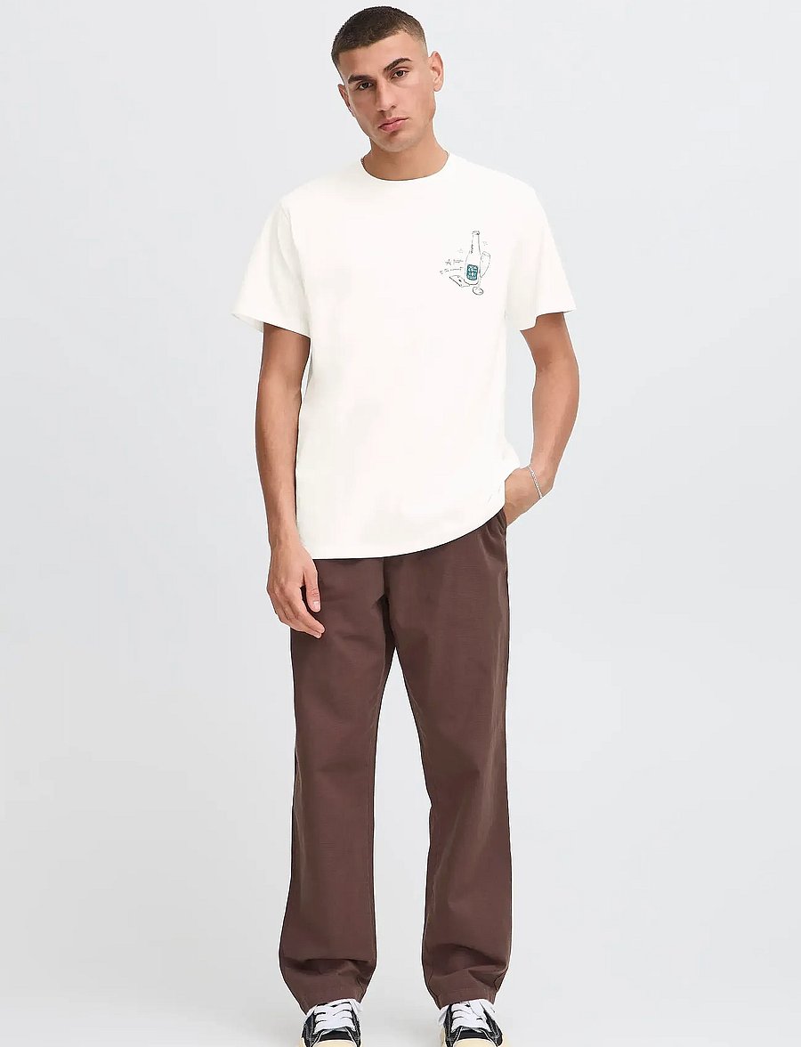 Solid - SDRAE - kortärmade t-shirts - off white - 0