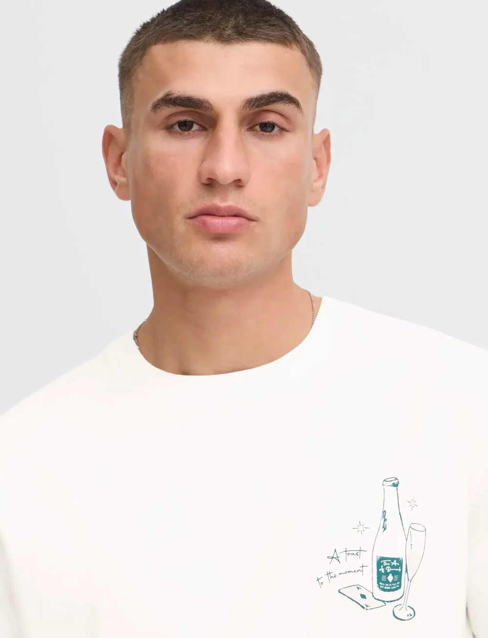 Solid - SDRAE - kortärmade t-shirts - off white - 5