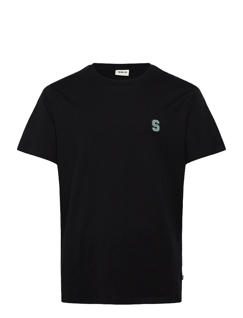 Solid - SDREGINALD - kortärmade t-shirts - true black - 1