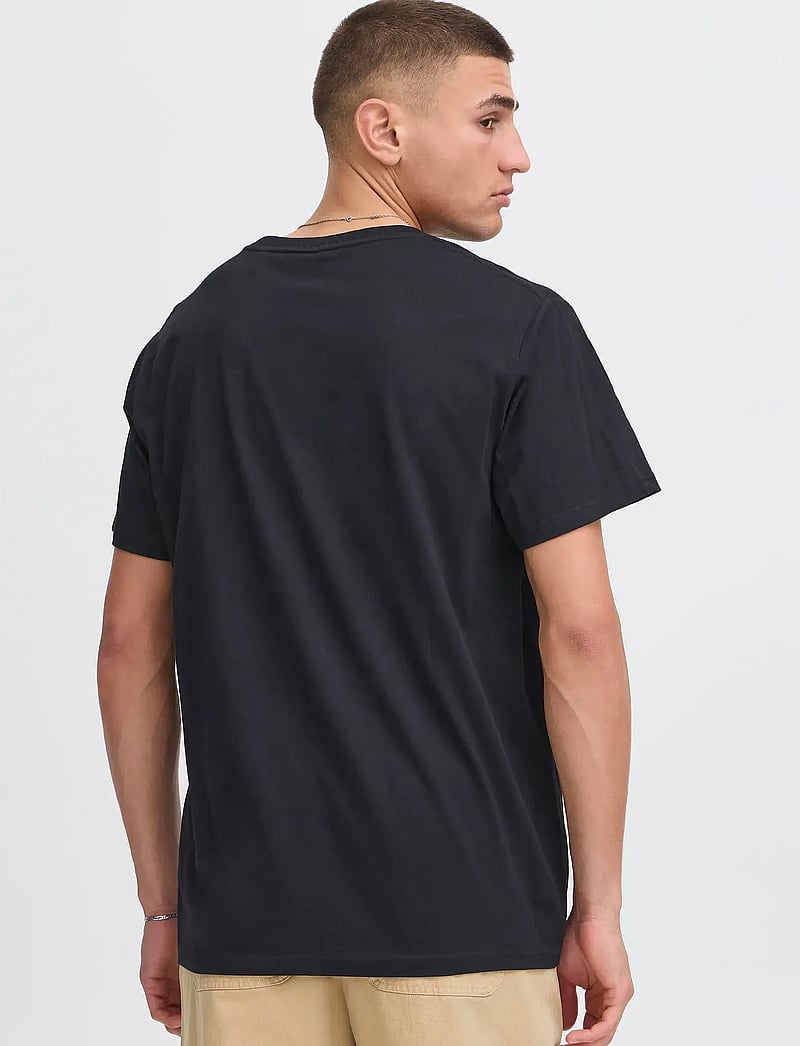 Solid - SDREGINALD - kortärmade t-shirts - true black - 4