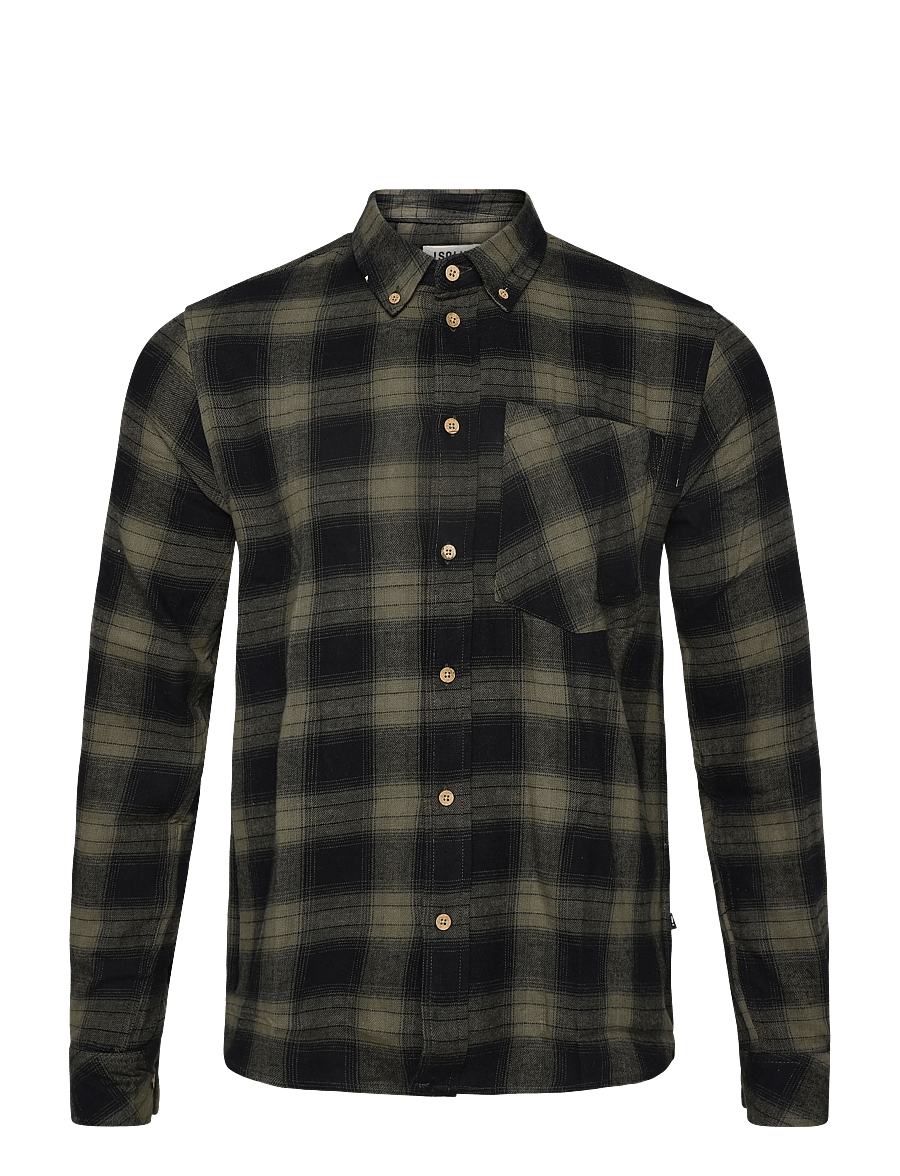 Solid - SDRYE - flannel shirts - ivy green - 0