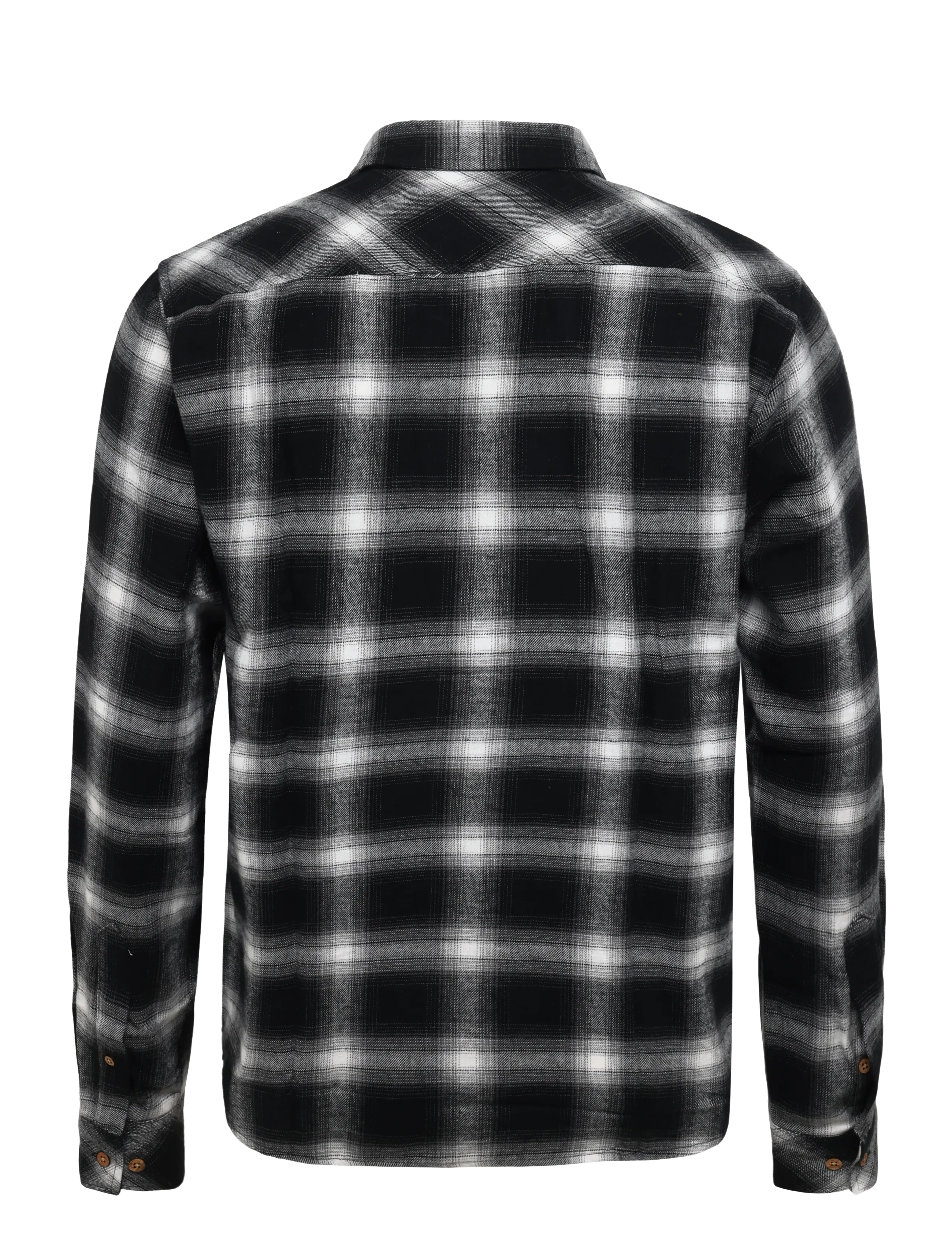Solid - SDRYE - flannel shirts - true black - 1