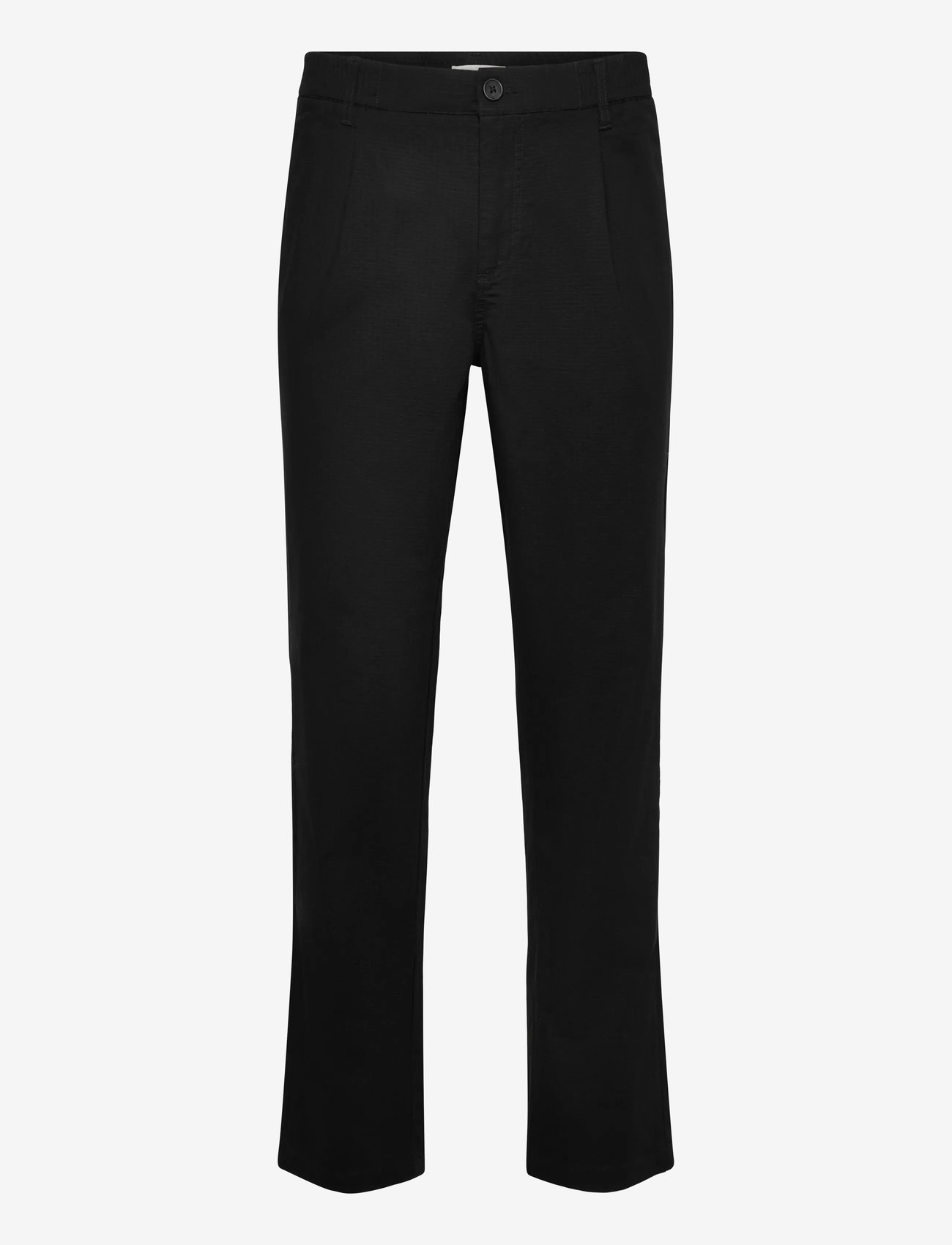 Solid - SDLIAM ELAS. PLEAT - chino püksid - true black - 0