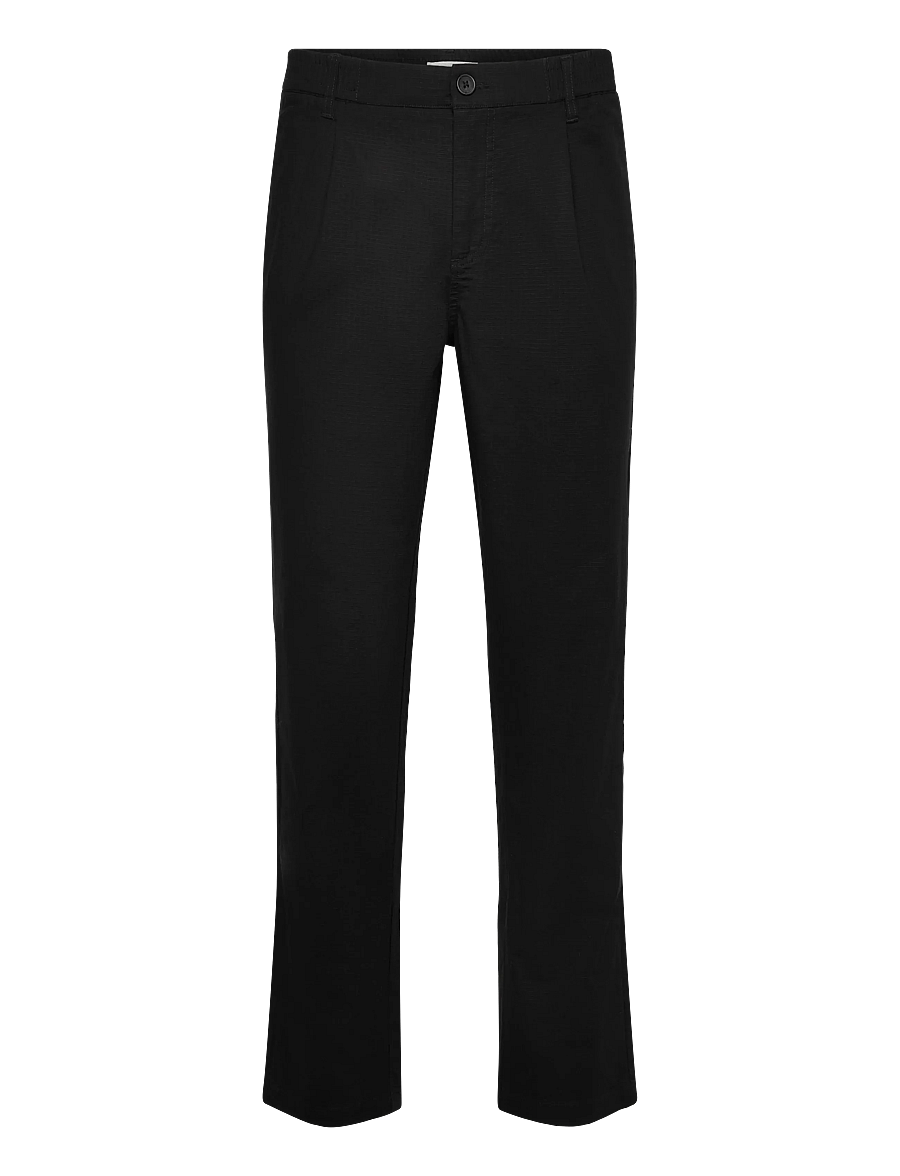 Solid - SDLIAM ELAS. PLEAT - chino-püksid - true black - 0