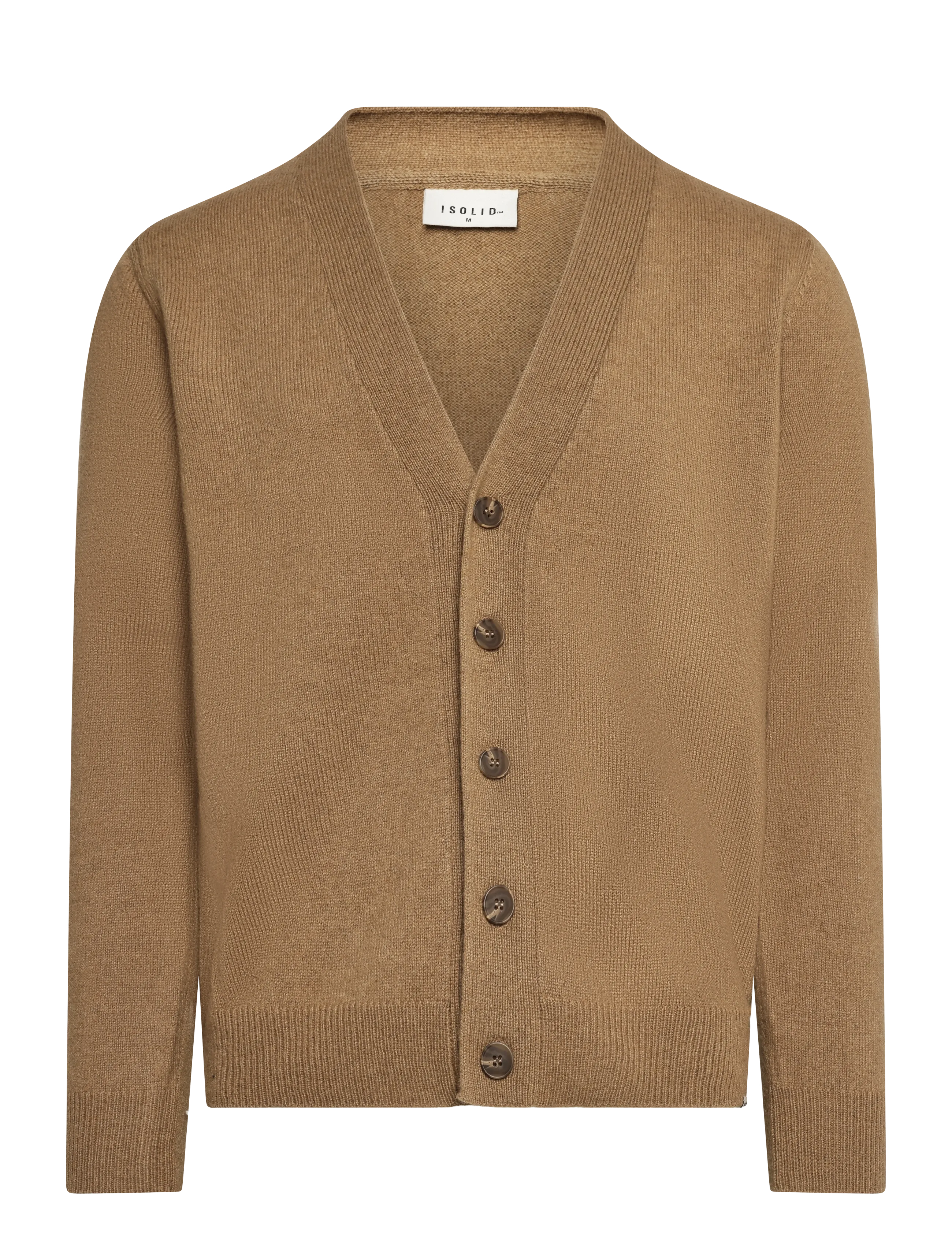 Solid SDRICK CARDIGAN - Strik - ERMINE / brown