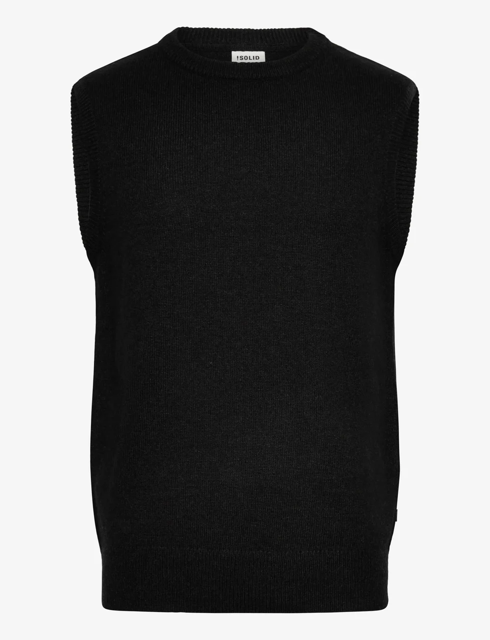 Solid - SDRICK VEST - knitted vests - true black - 0