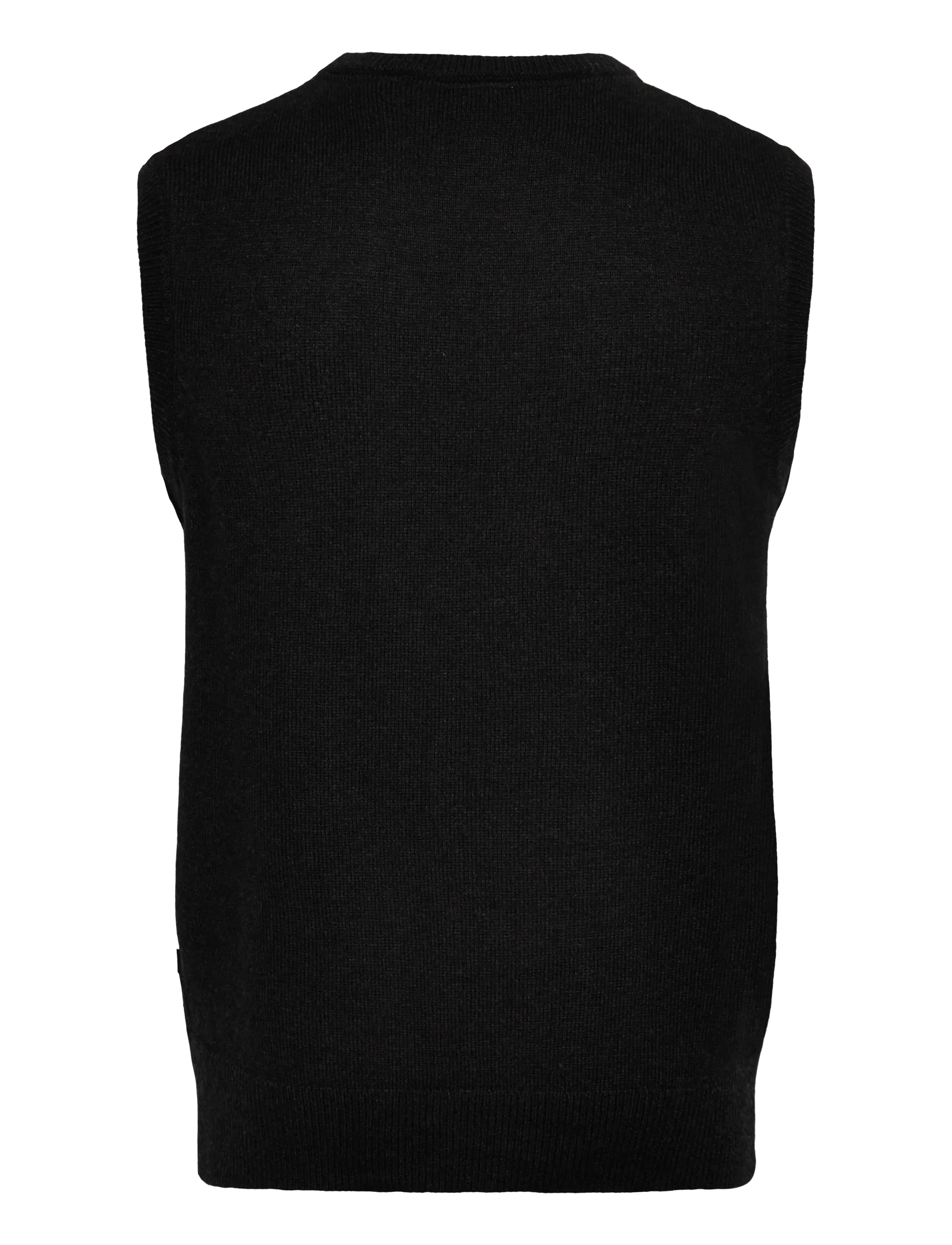 Solid - SDRICK VEST - strikkevester - true black - 1