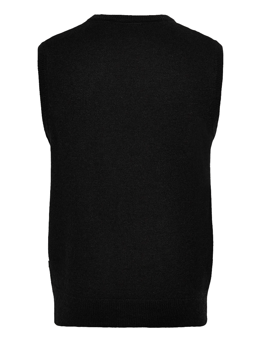 Solid - SDRICK VEST - stickade västar - true black - 1