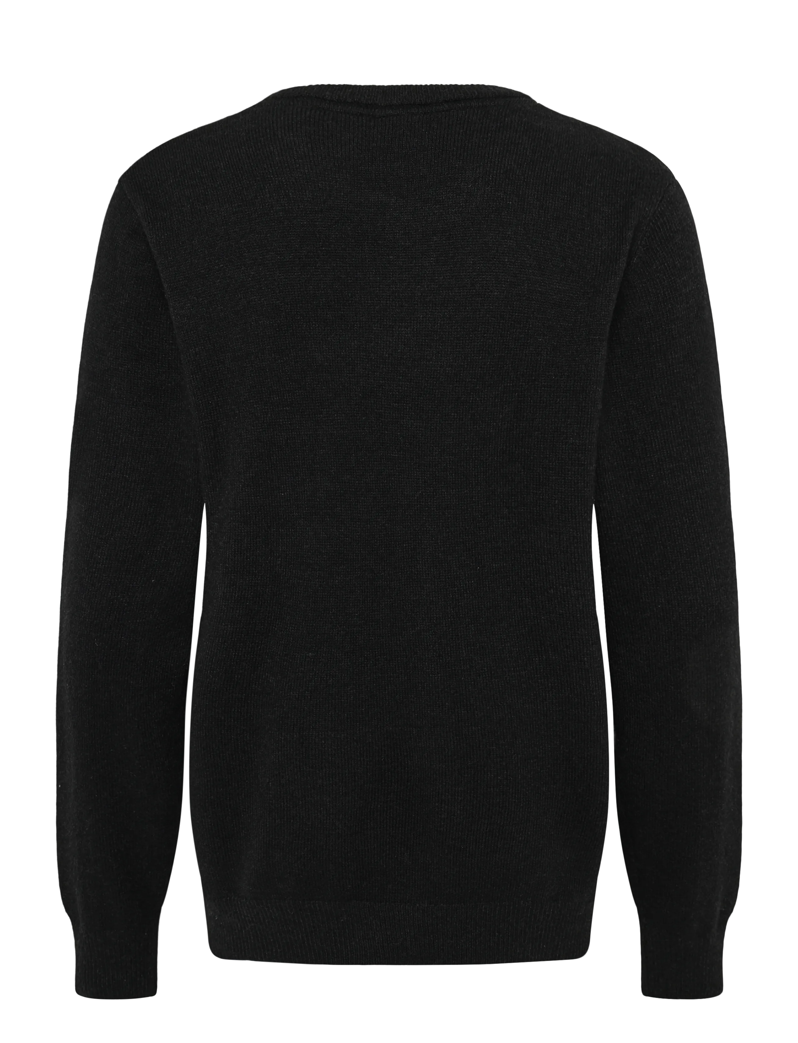 Solid - SDRICK ONECK - strik med rund hals - true black - 1