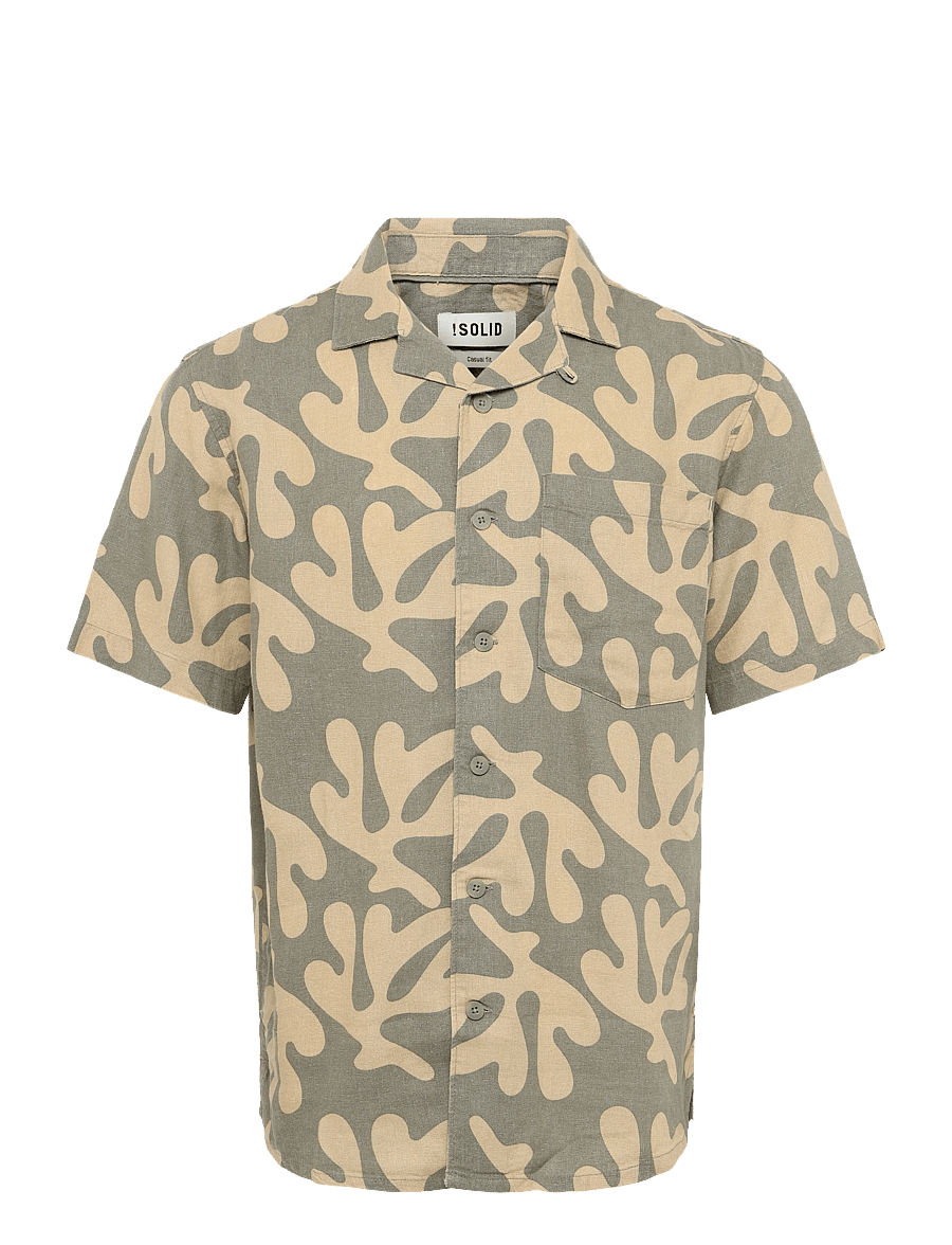 Solid - SDOLAVI Shirt - hemden mit muster - vetiver - 0