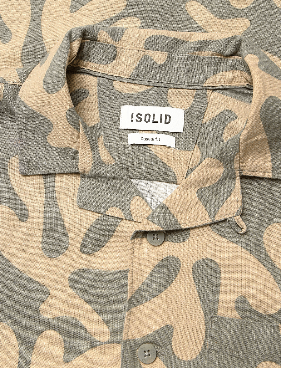 Solid - SDOLAVI Shirt - hemden mit muster - vetiver - 2