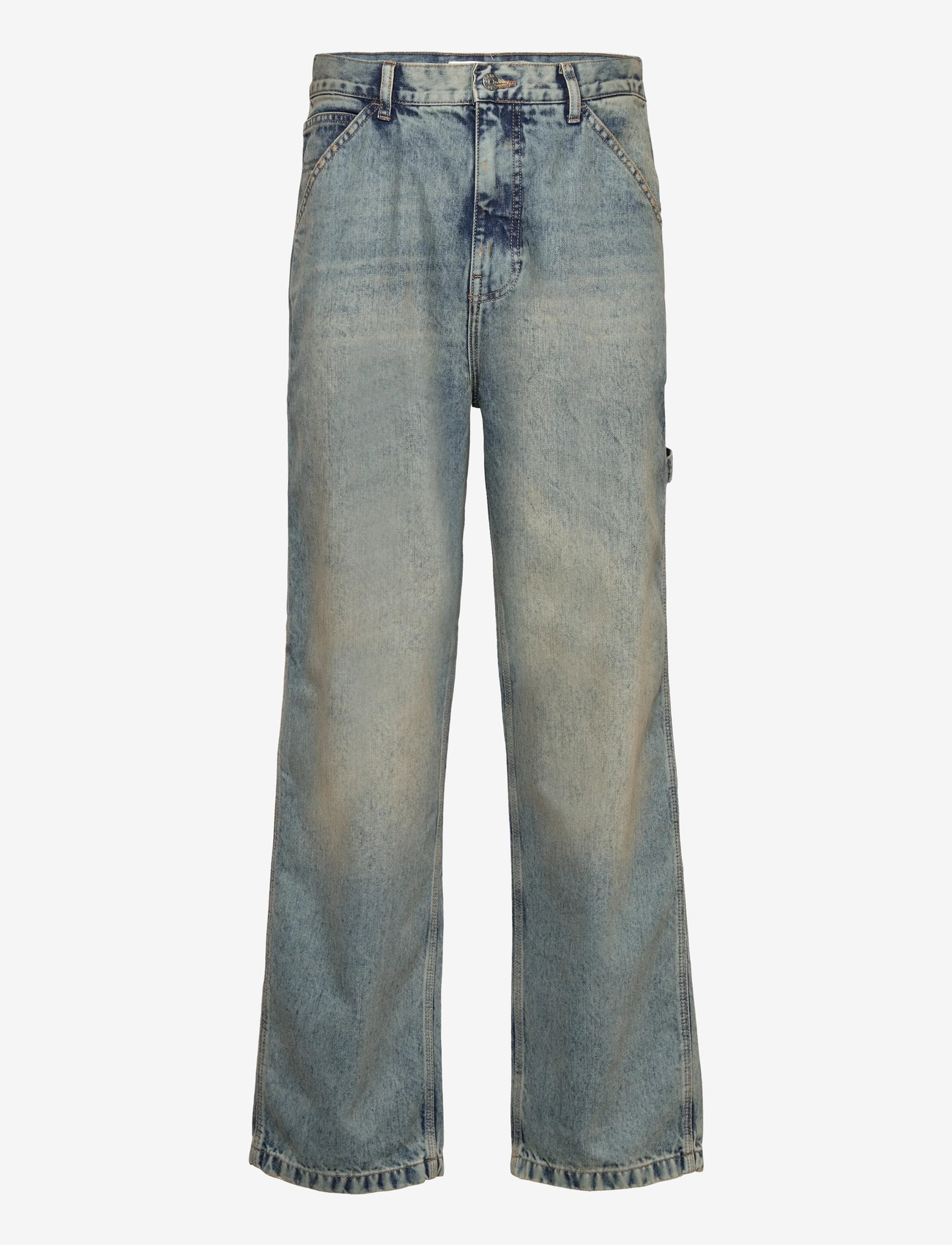 Solid - SDMASON DIRT WASH - loose jeans - middle vintage blue denim - 0