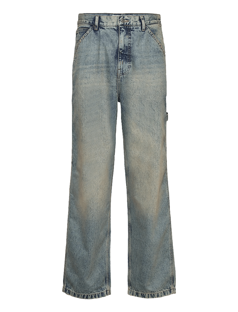 Solid - SDMASON DIRT WASH - loose jeans - middle vintage blue denim - 0