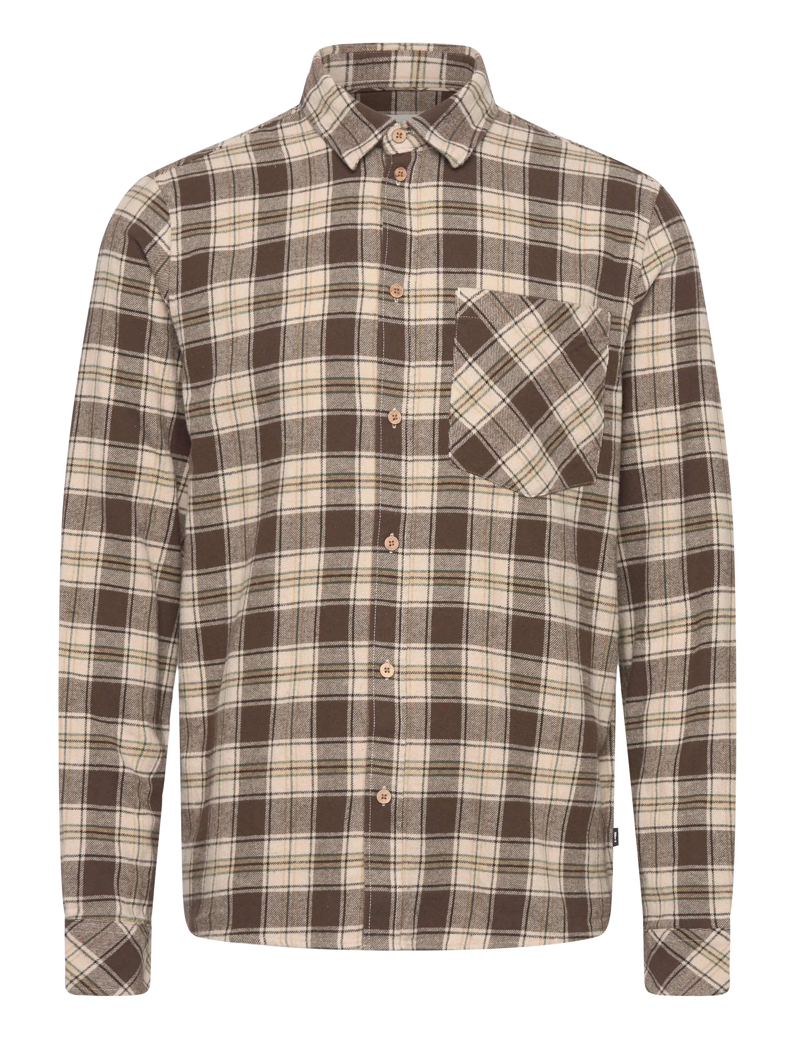 Solid SDSTEVE - Skjortor - SLATE BLACK / brown