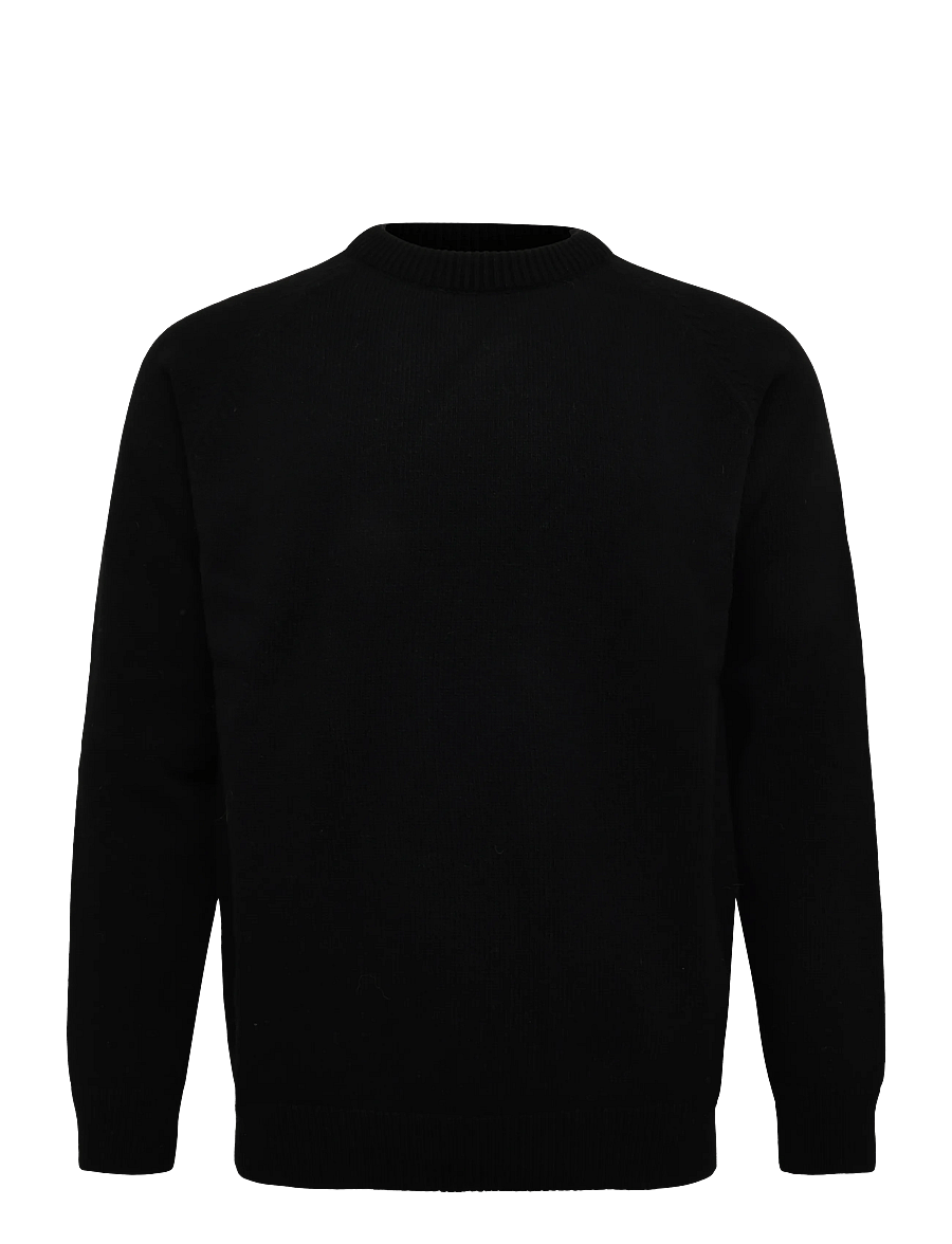 Solid - SDSANTOS - rund hals - true black - 0