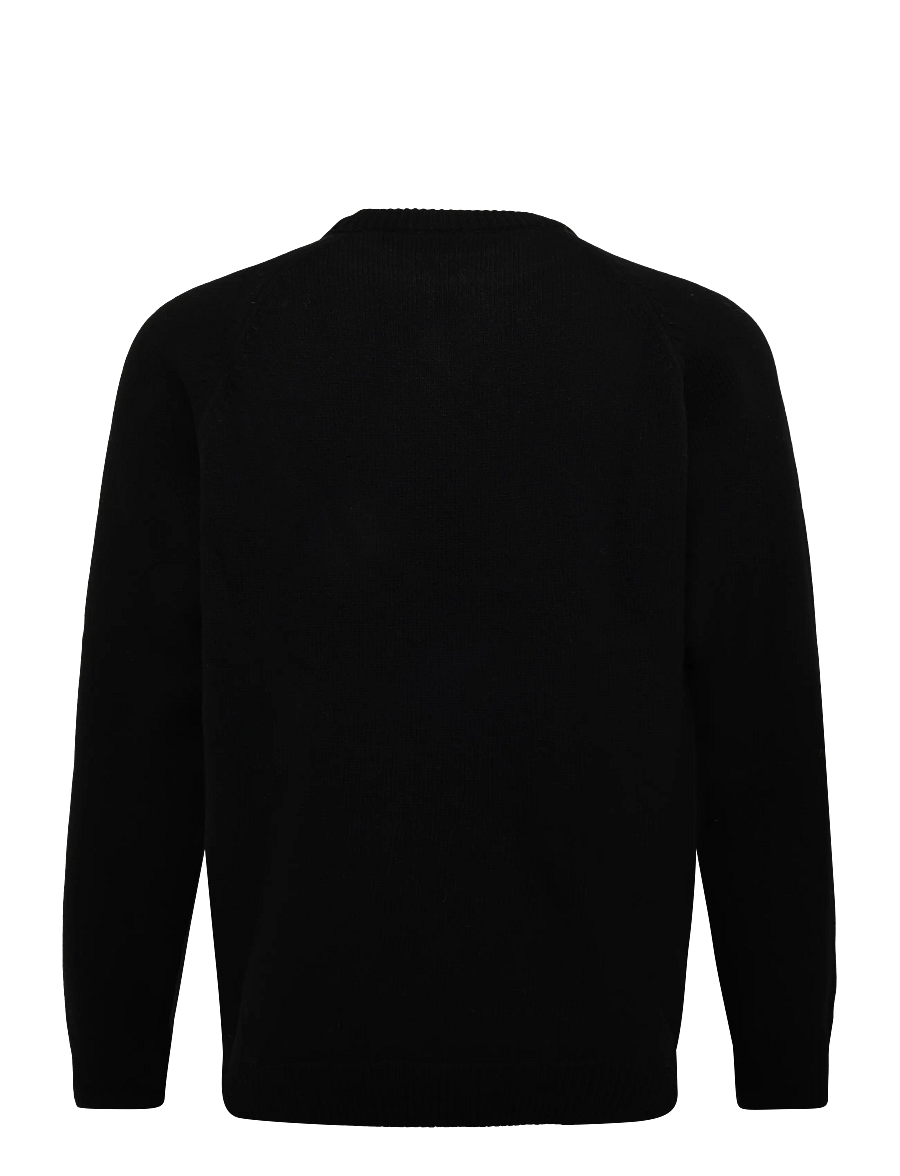 Solid - SDSANTOS - rund hals - true black - 1