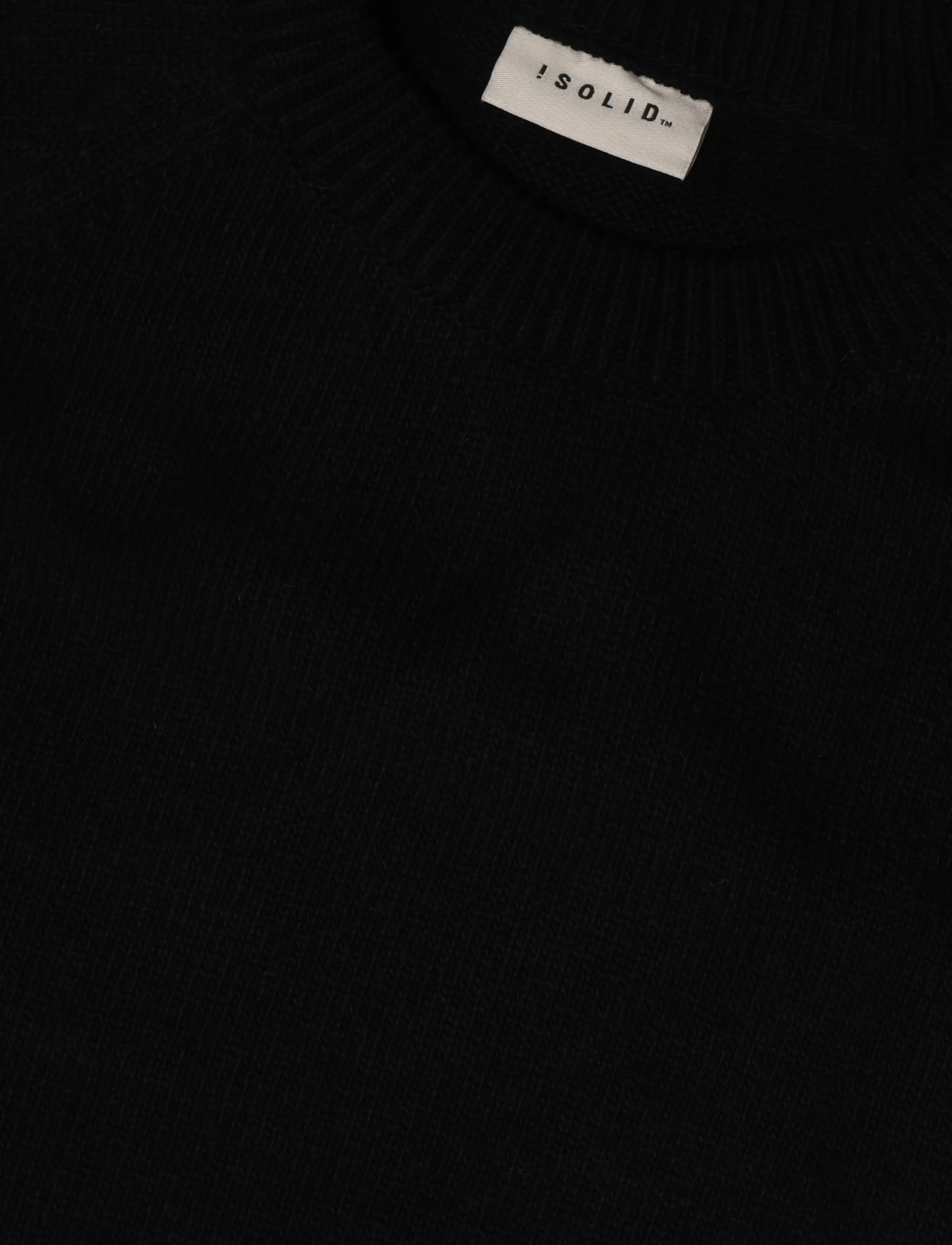 Solid - SDSANTOS - rund hals - true black - 2