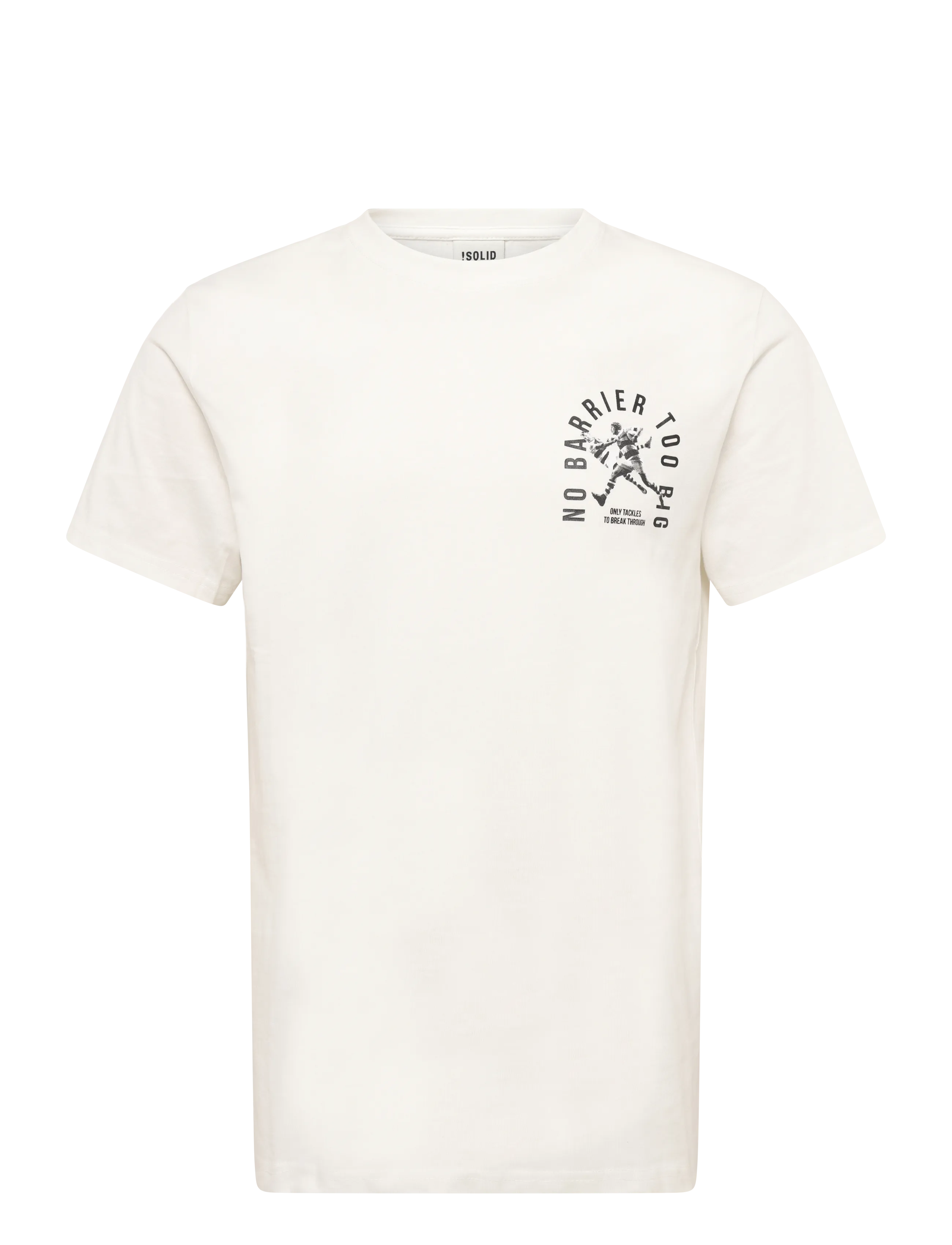Solid Sdscout, Mænd, Printet T-Shirt, Cream, Str: S