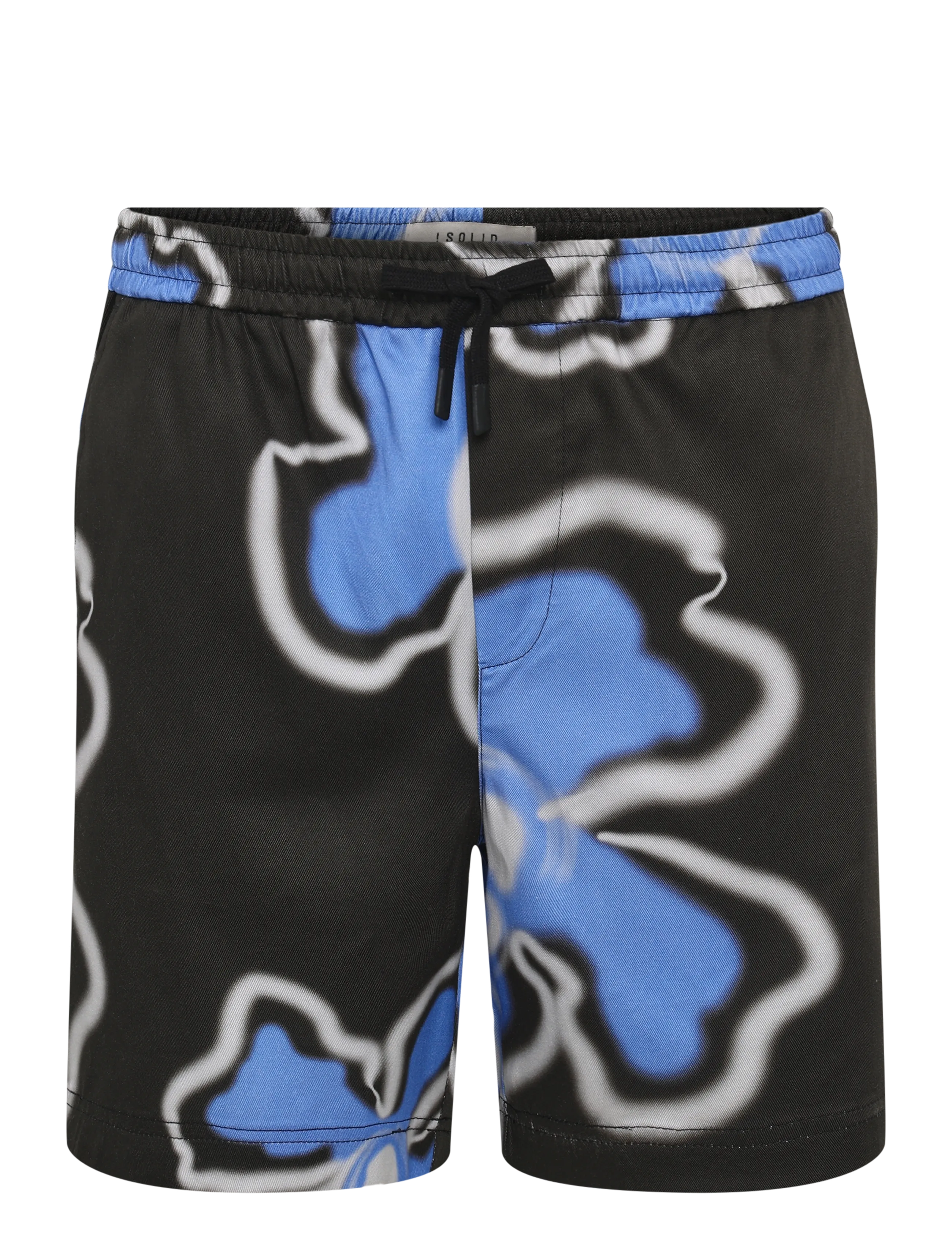 SOLID Sdliam Shorts Flower Schwarz - M - Herren