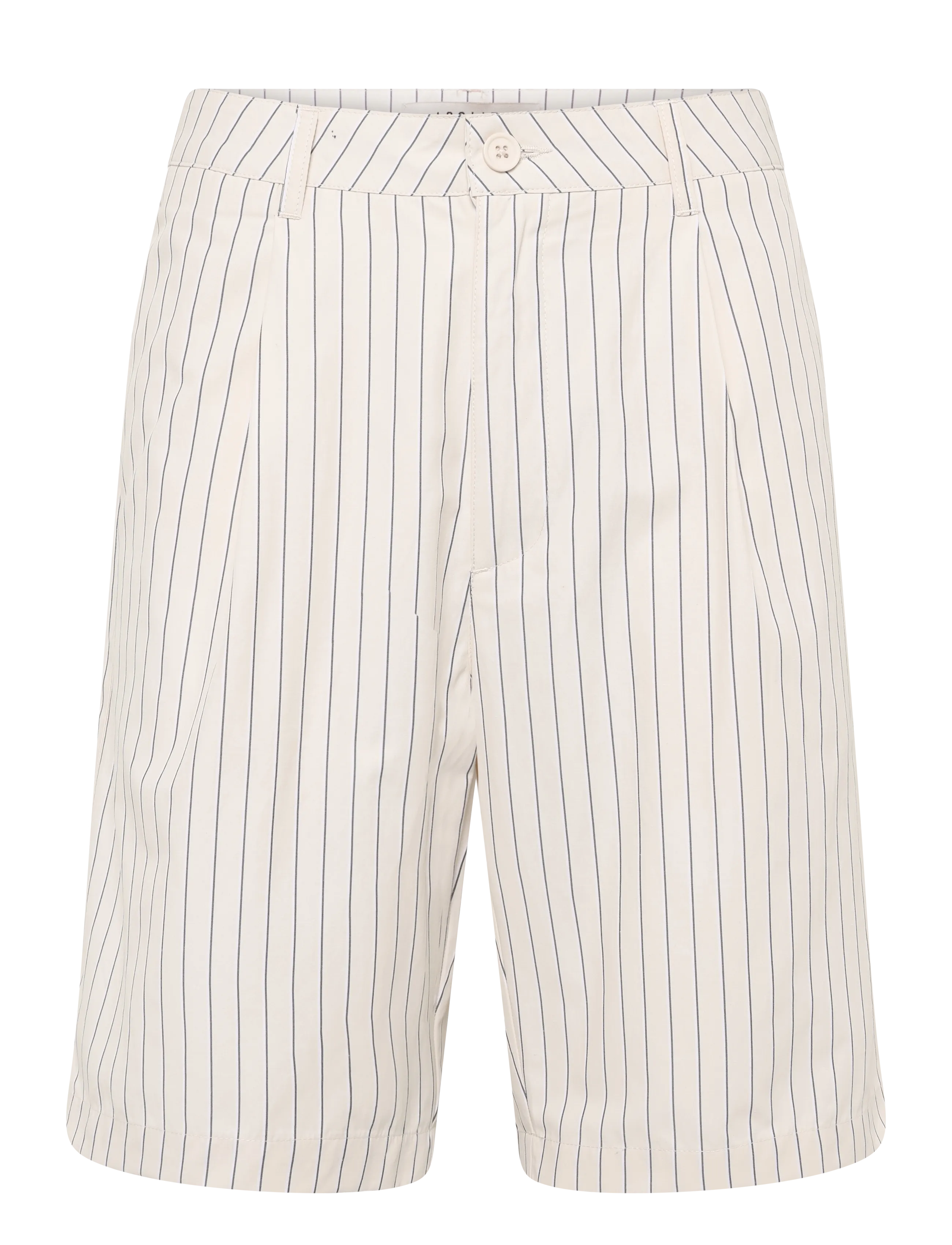 Solid Sdalann Shorts Stripe, S, Shorts, Beige - Casual Männerswear