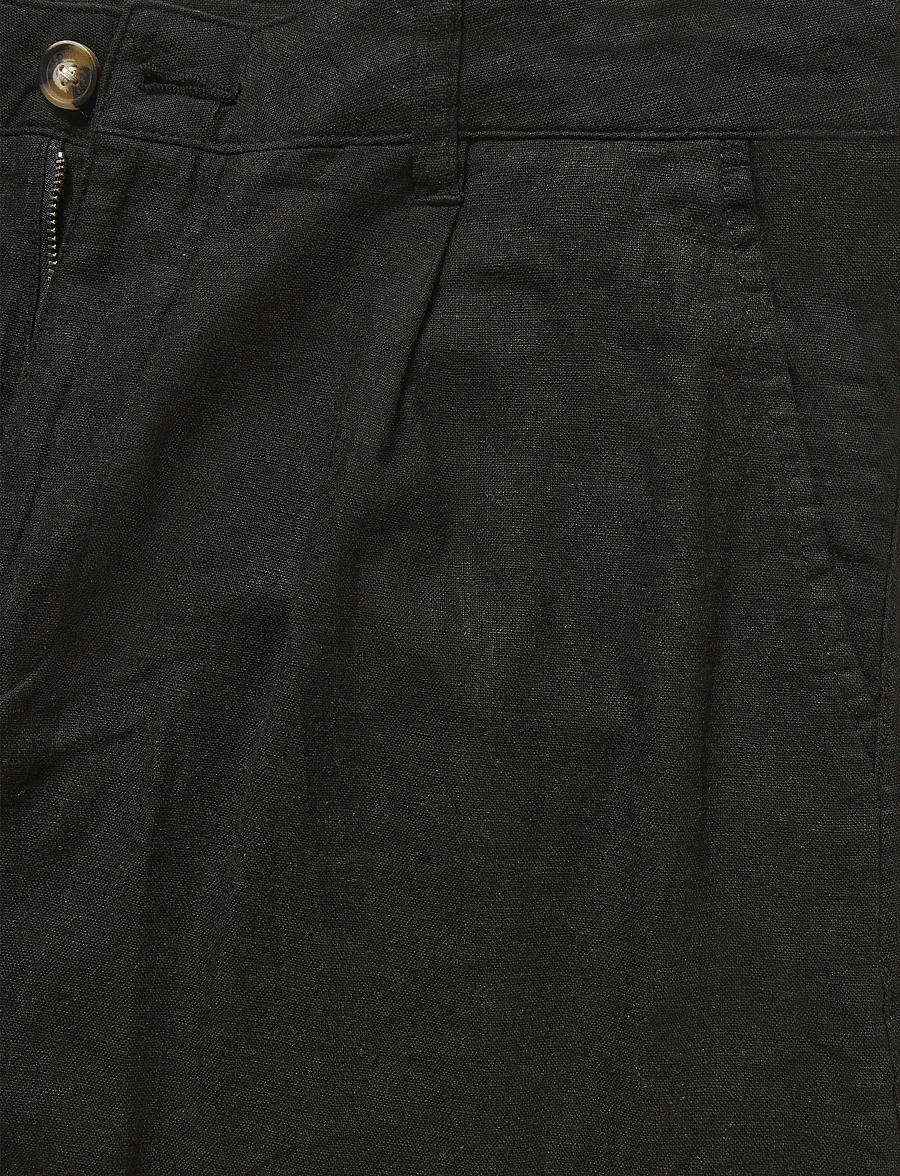 Solid - SDETHAN TAPERED PLEAT - true black - 4