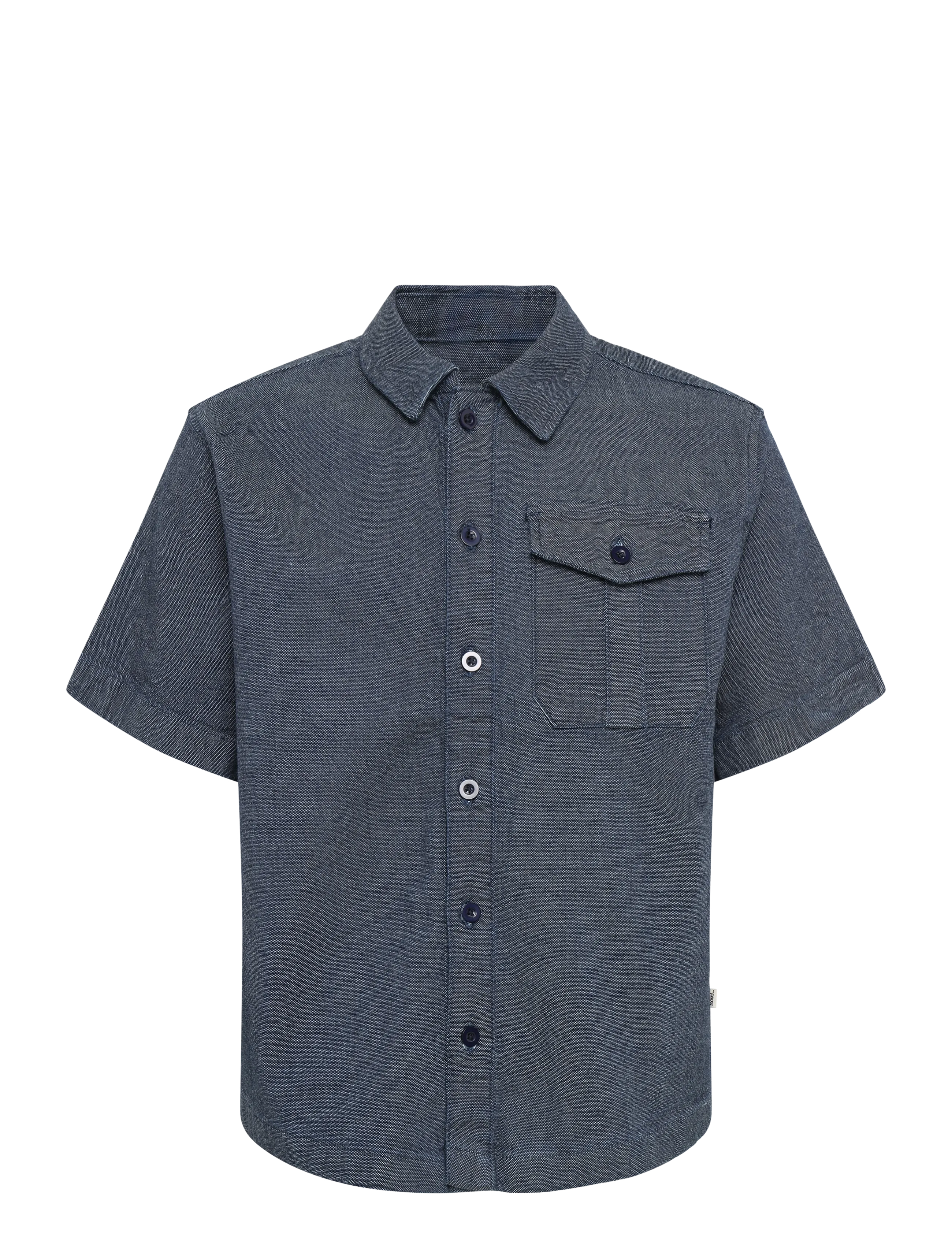Solid Sdtanner, S, Blue, Skjorter > Afslappet Shirts, Herre