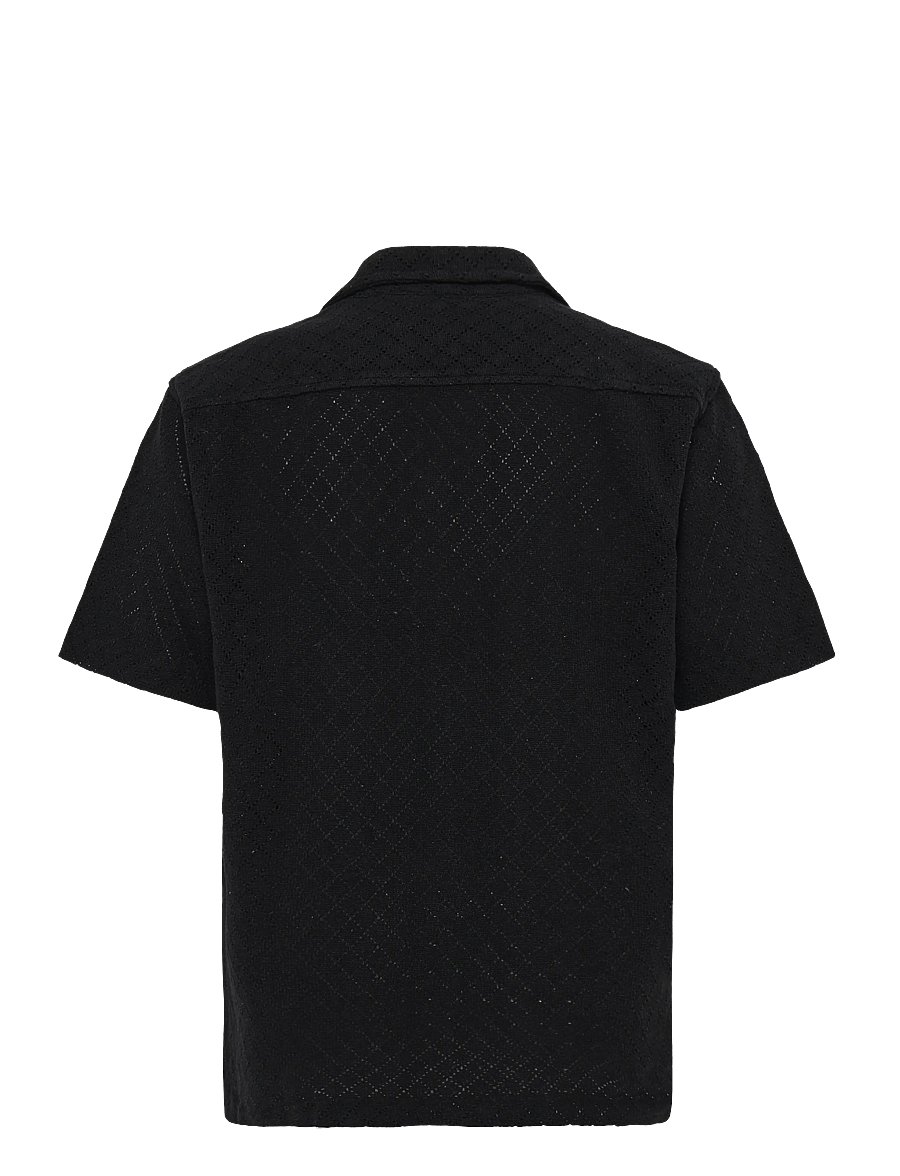 Solid - SDTEAGAN - kurzarmhemden - true black - 1