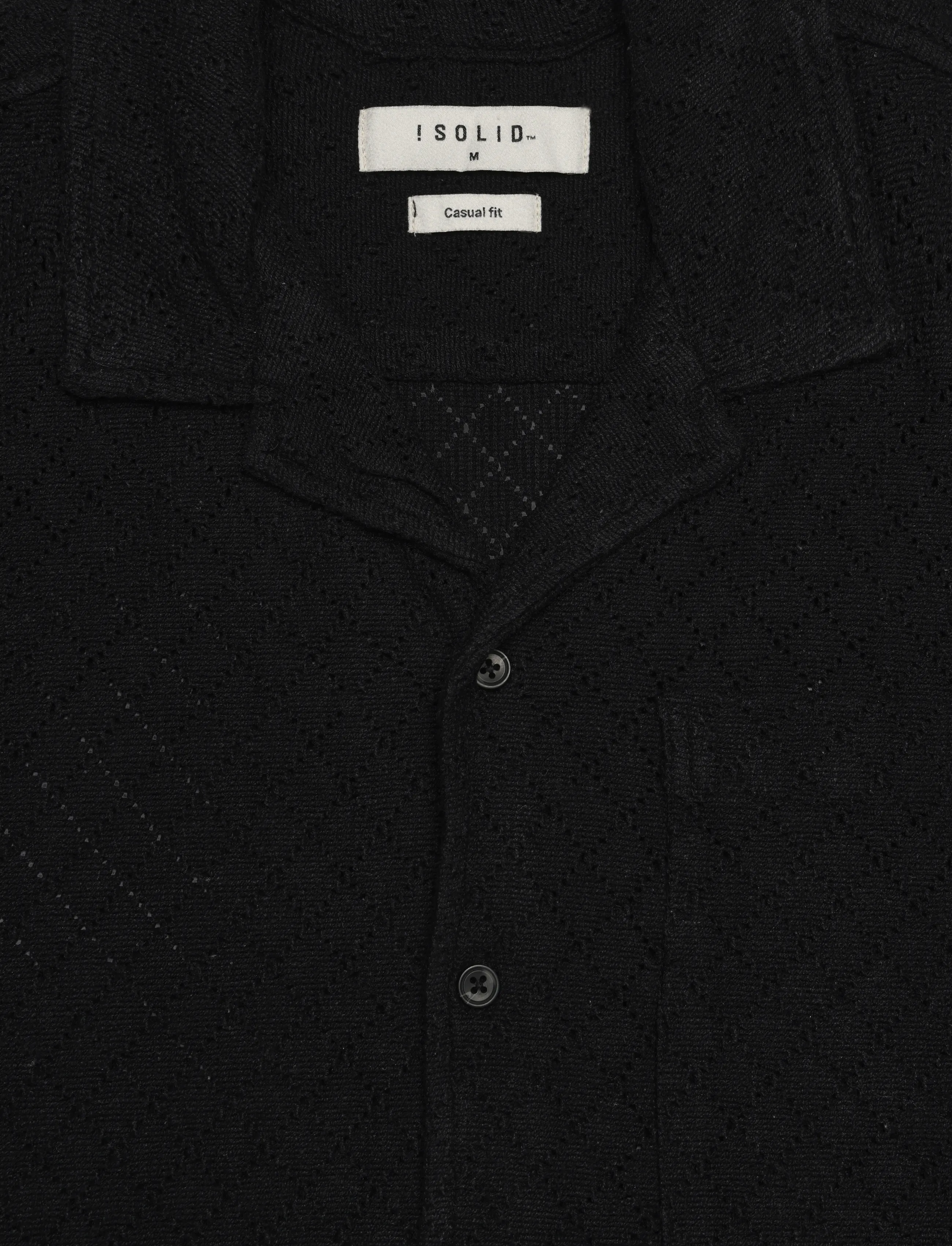 Solid - SDTEAGAN - kurzarmhemden - true black - 2