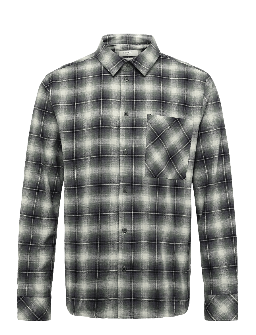 Solid - SDTAVISH - rutiga skjortor - agave green - 0