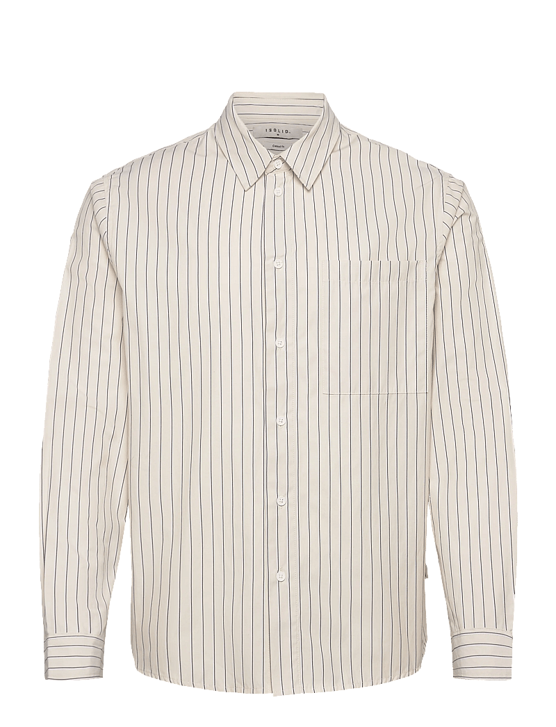 Solid - SDTUCKER - gestreifte hemden - oatmeal - 0