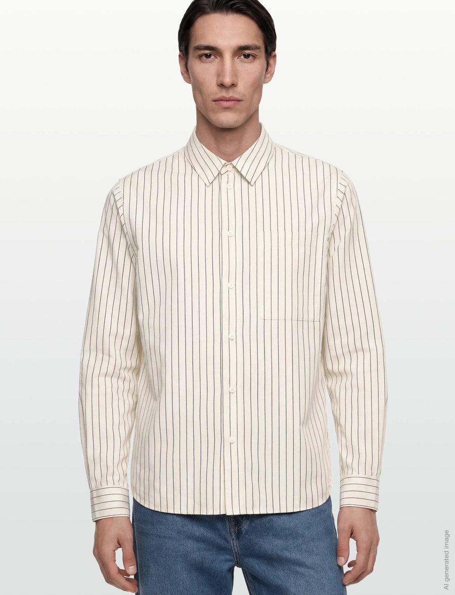 Solid - SDTUCKER - gestreifte hemden - oatmeal - 3