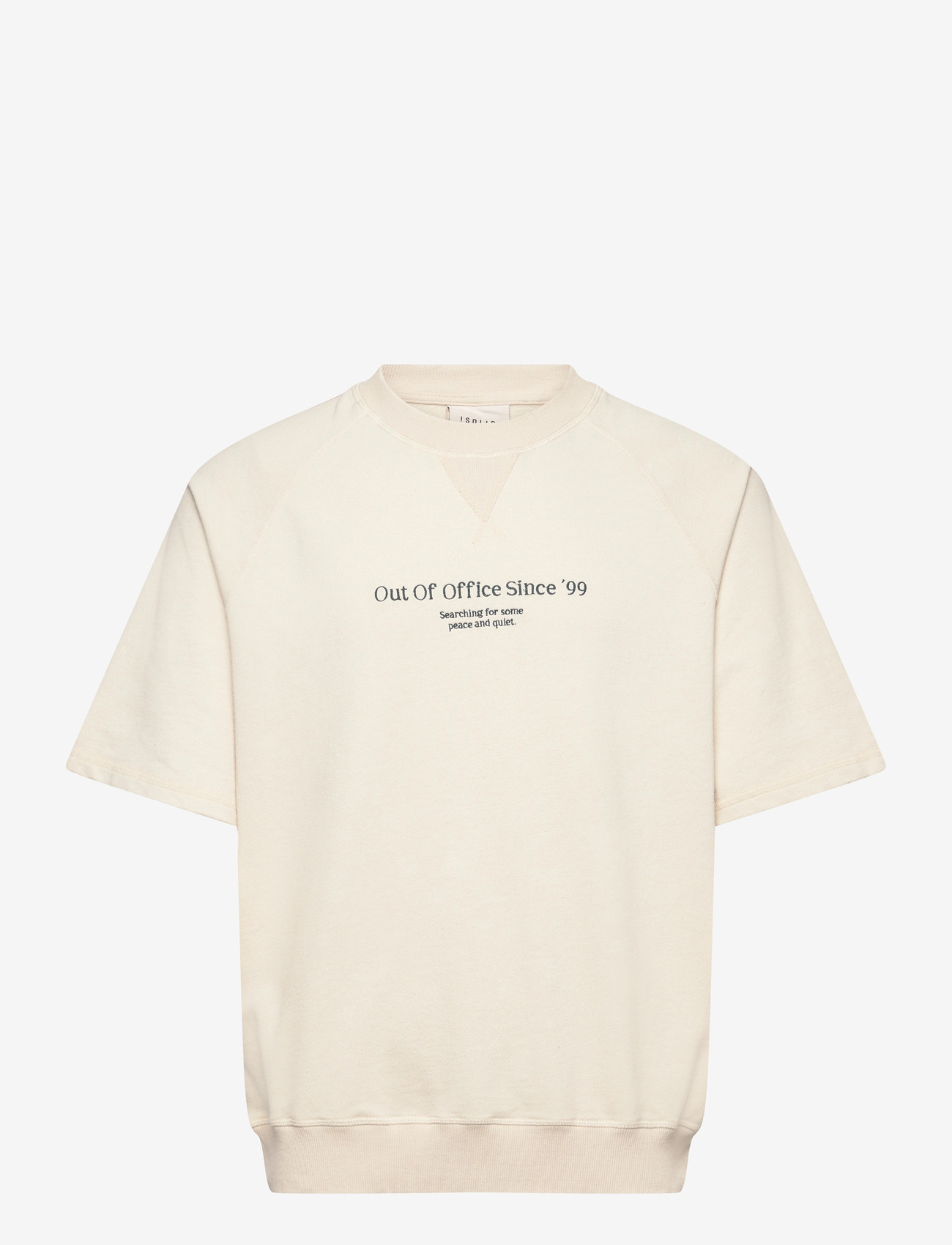 Solid - SDTAREK SS - sweatshirts - oatmeal - 0