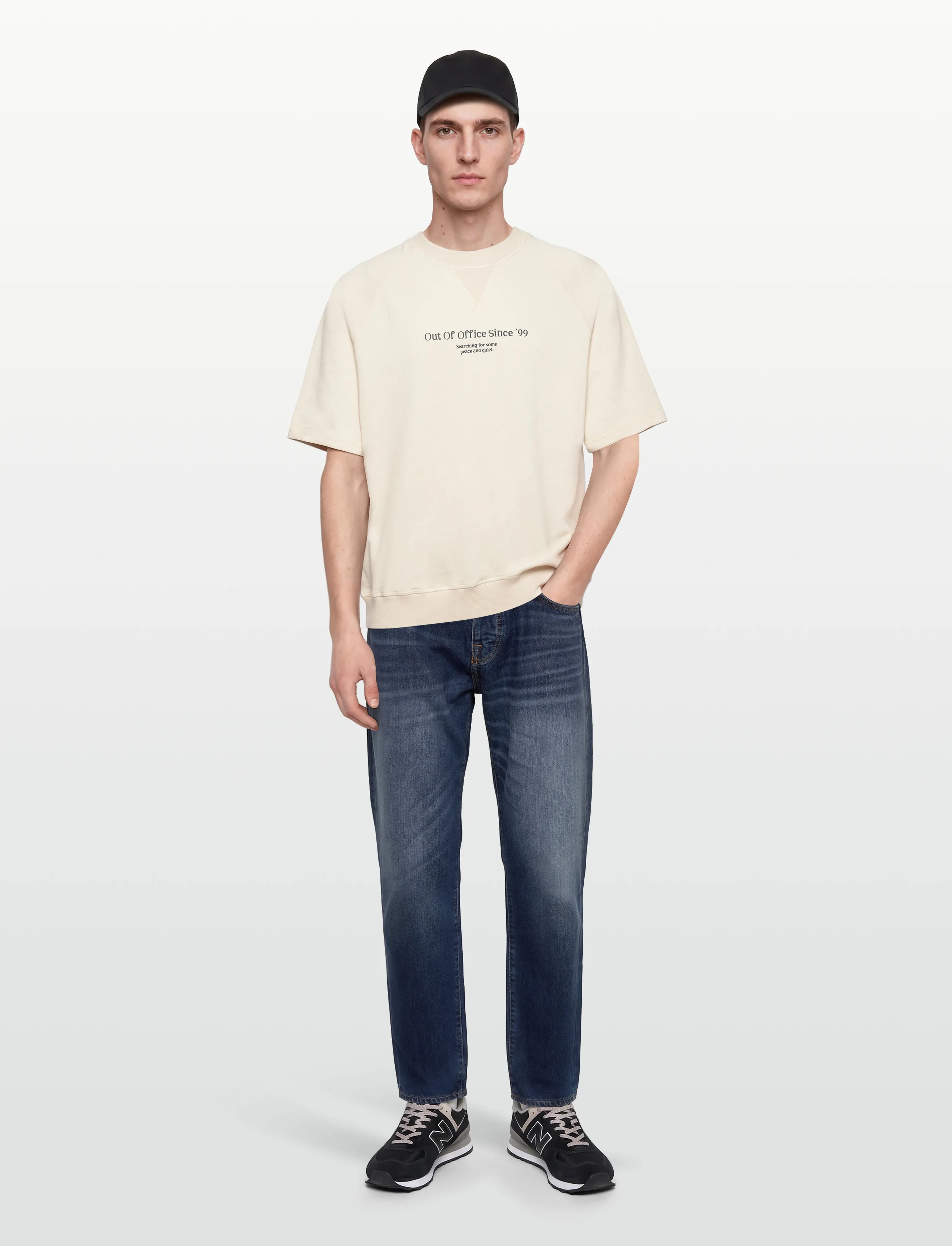 Solid Sdtarek Ss, S, Sweatshirts & Hoodies, Creme - Sweatshirts, Männerswear